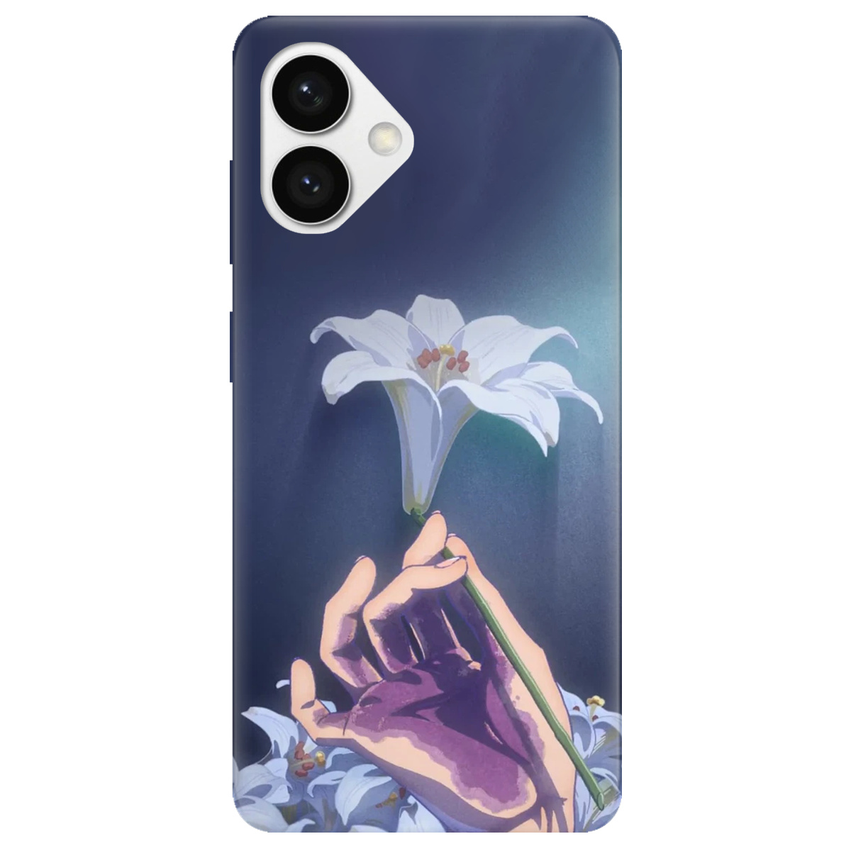 Чохол для Samsung S26 Edge прозорий White blossoms - фото 1 - Чохли для телефонів