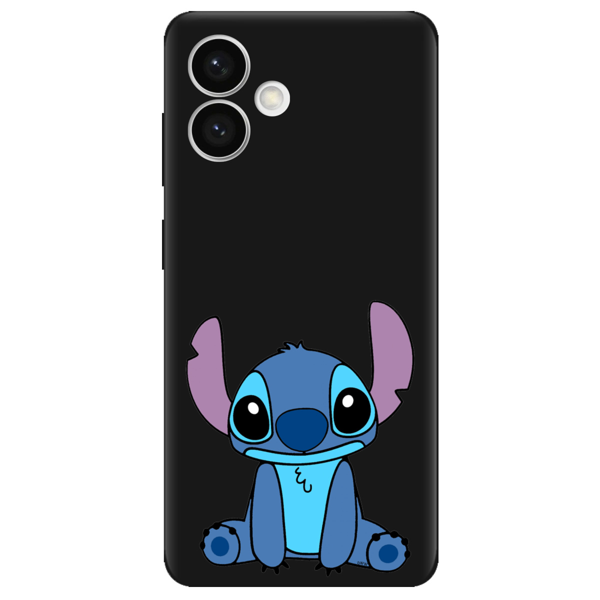 Чохол для Samsung S26 Edge чорний матовий soft touch Стіч - фото 1 - Чохли для телефонів