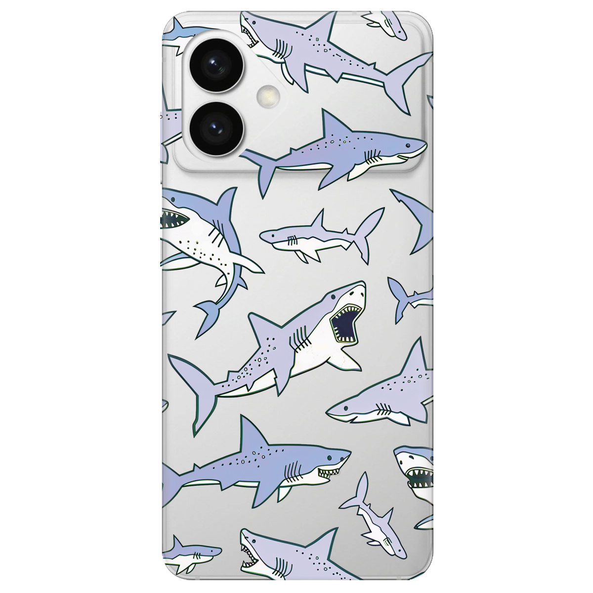 Чехол для Samsung Galaxy S26 Edge Edge прозрачный Хищники - фото 1 - Чехлы для телефонов