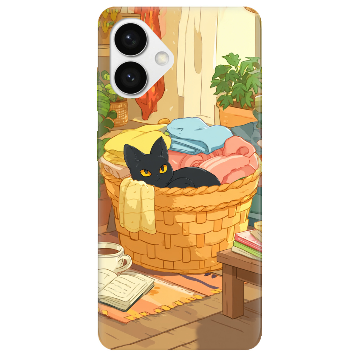 Чехол для Samsung Galaxy S26 Edge Edge прозрачный Уют в корзине - фото 1 - Чехлы для телефонов