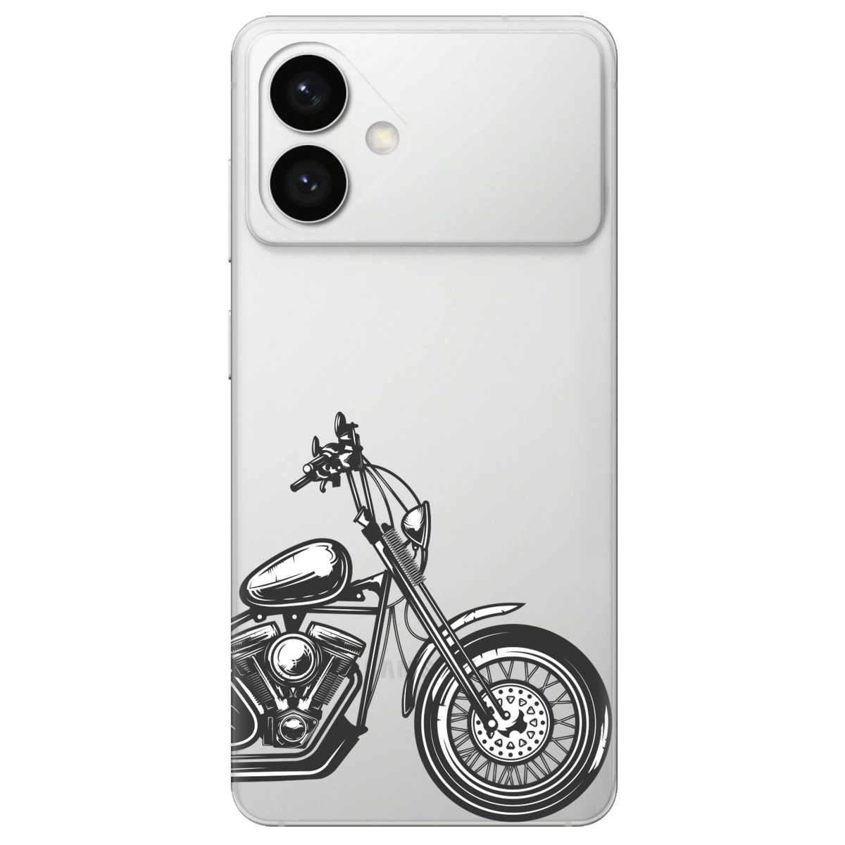 Чохол для Samsung S26 Edge прозорий Залізний кінь - фото 1 - Чохли для телефонів