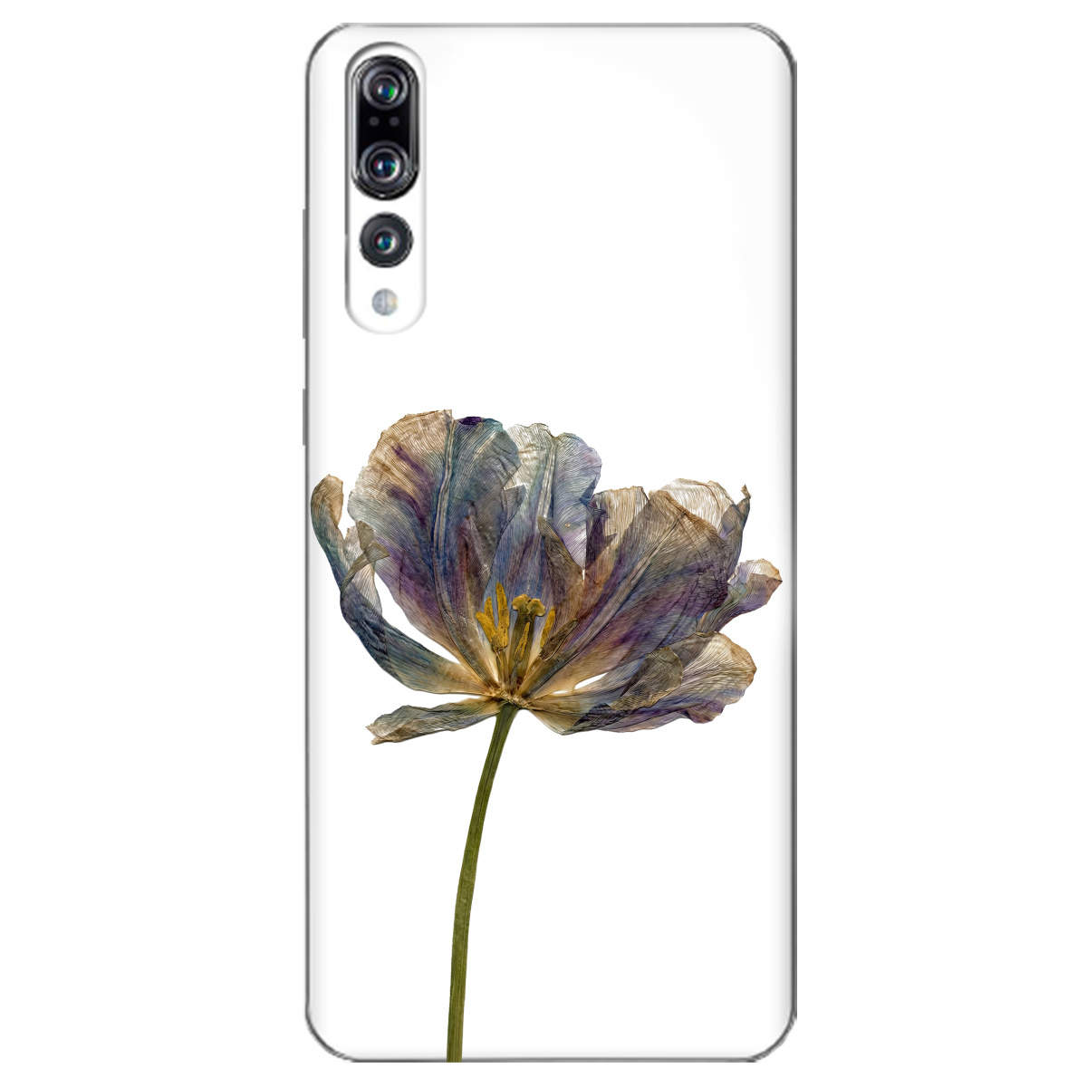 Чохол для Huawei P20 Pro прозорий Ніжний сухоцвіт - фото 1 - Чохли для телефонів