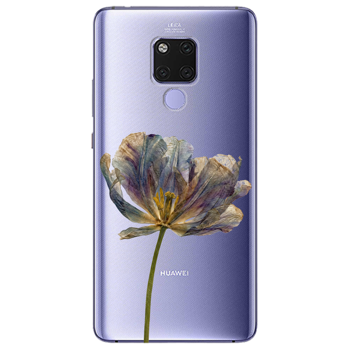 Чохол для Huawei Mate 20 прозорий Ніжний сухоцвіт - фото 1 - Чохли для телефонів