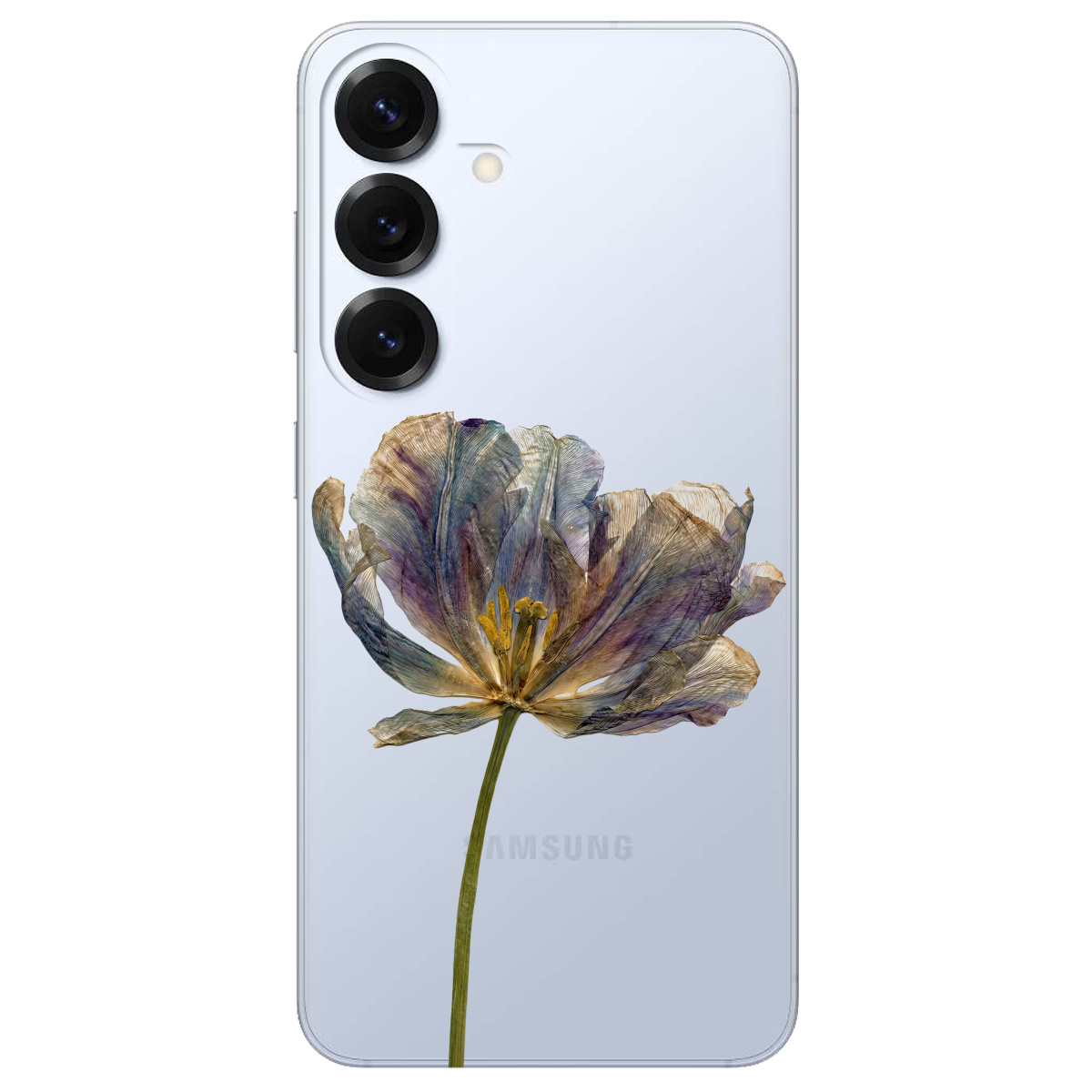 Чохол для Samsung Galaxy S26 Pro прозорий Ніжний сухоцвіт - фото 1 - Чохли для телефонів