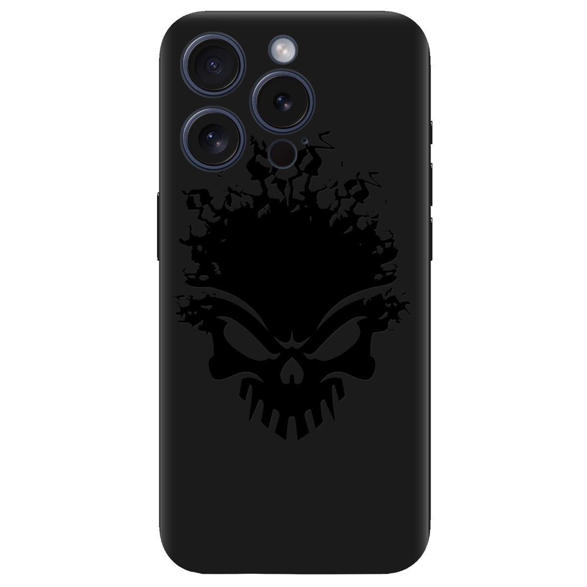 Чохол для Apple iPhone 15 Pro Max чорний матовий soft touch Ugolek - фото 1 - Чохли для телефонів