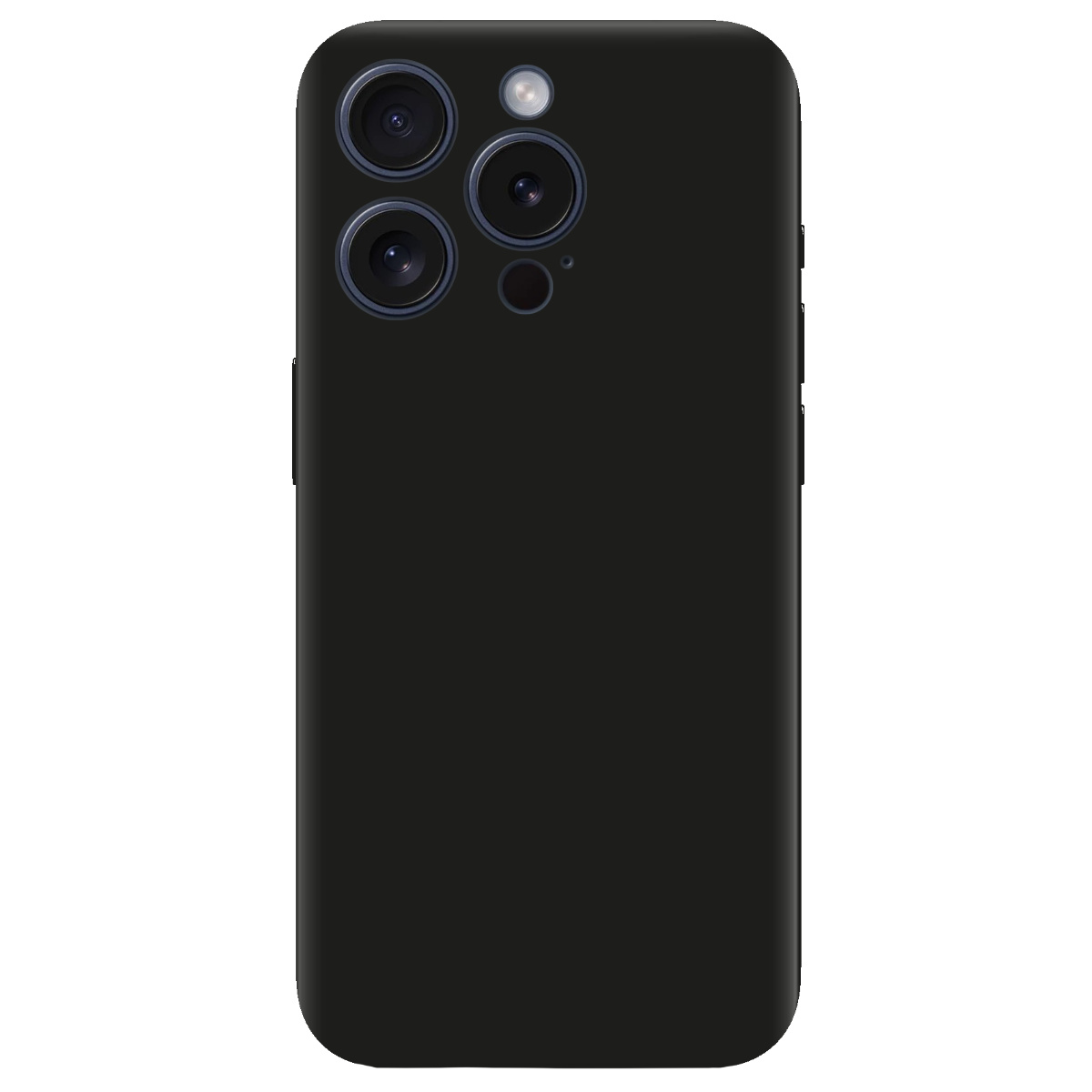 Чохол для Apple iPhone 15 Pro Max чорний матовий soft touch - фото 1 - Чохли для телефонів