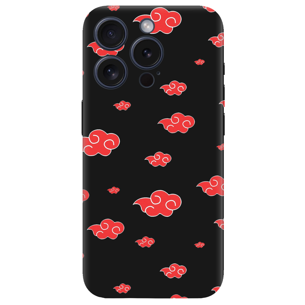 Чохол для Apple iPhone 15 Pro Max чорний матовий soft touch Akatsuki - фото 1 - Чохли для телефонів