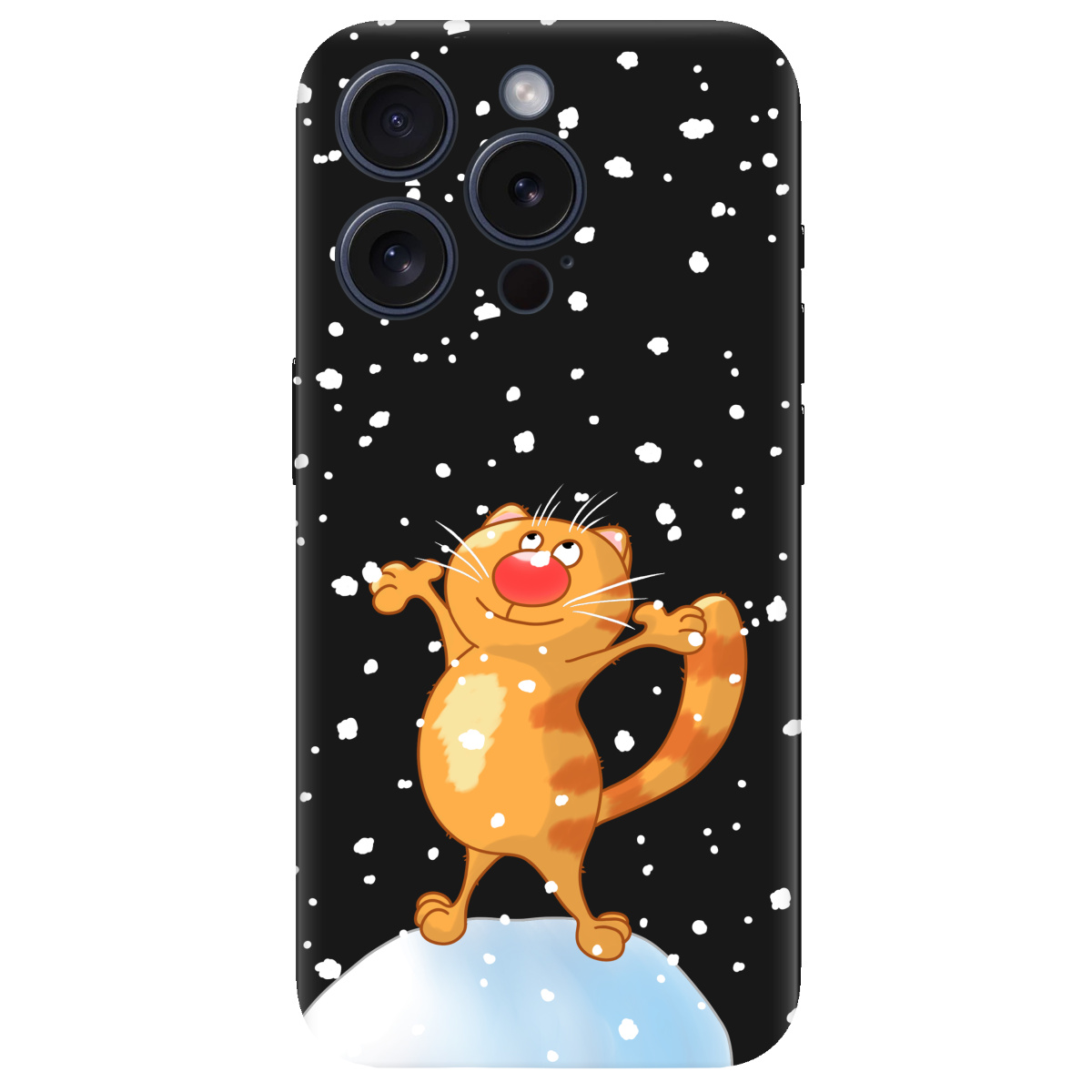 Чохол для Apple iPhone 15 Pro Max чорний матовий soft touch Be Happy - фото 1 - Чохли для телефонів