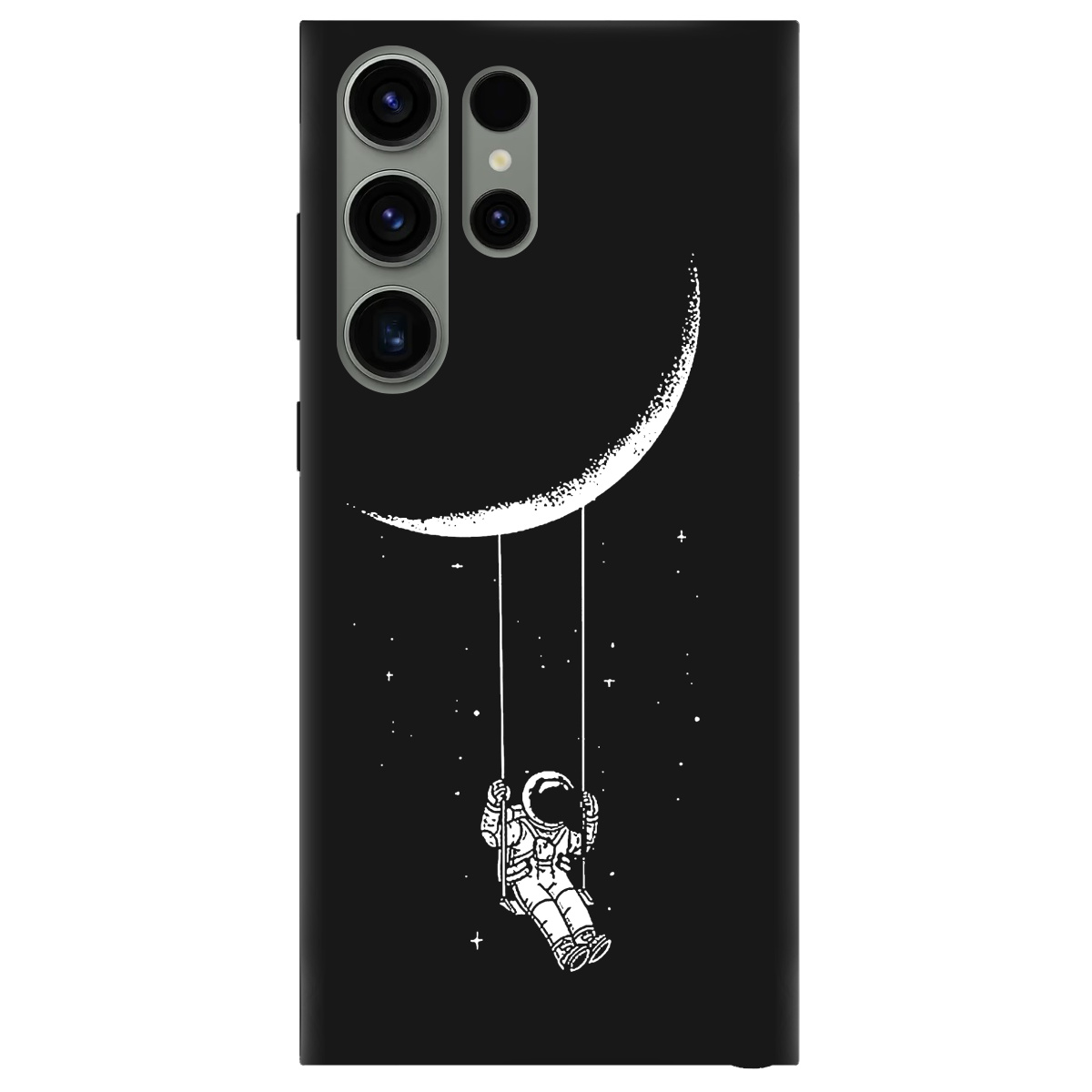 Чехол для Samsung Galaxy S23 Ultra черный матовый soft touch Swing - фото 1 - Чехлы для телефонов