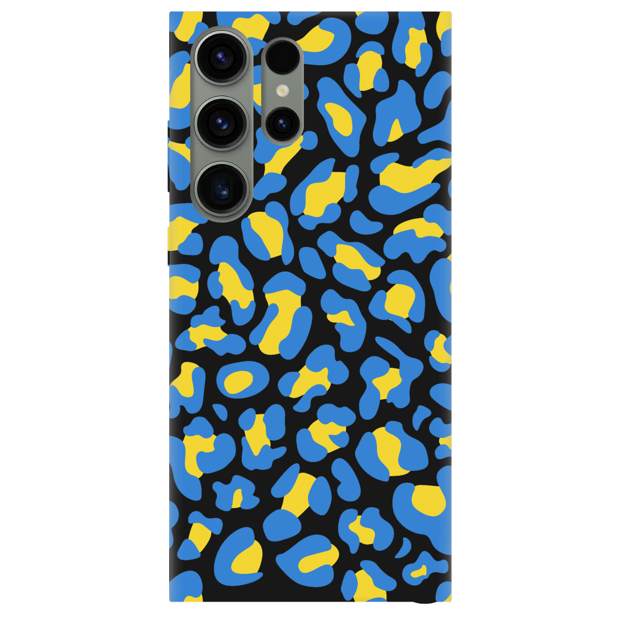 Чехол для Samsung Galaxy S23 Ultra черный матовый soft touch LeopardUA - фото 1 - Чехлы для телефонов