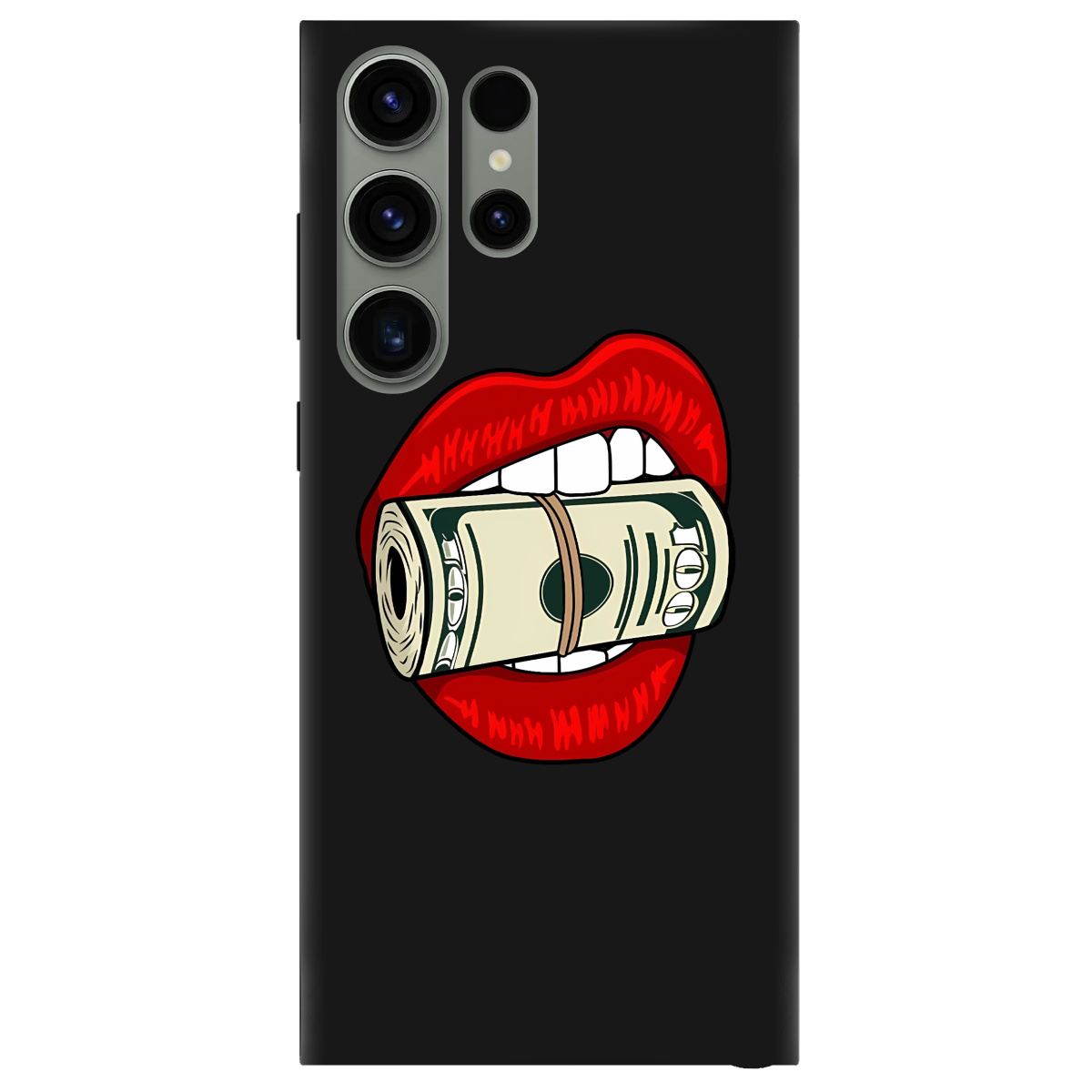 Чохол для Samsung Galaxy S23 Ultra чорний матовий soft touch Secret - фото 1 - Чохли для телефонів