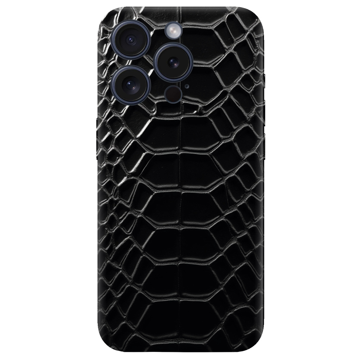 Чохол для Apple iPhone 15 Pro Max чорний матовий soft touch Хижий інстинкт - фото 1 - Чохли для телефонів