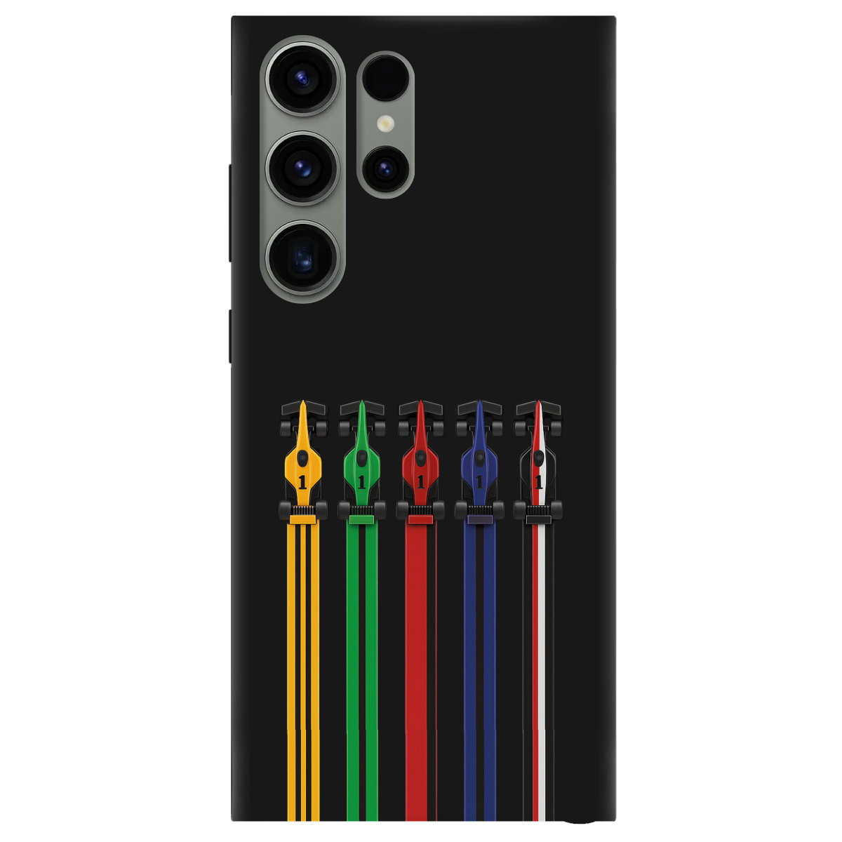 Чохол для Samsung Galaxy S23 Ultra чорний матовий soft touch Ревіння двигунів - фото 1 - Чохли для телефонів