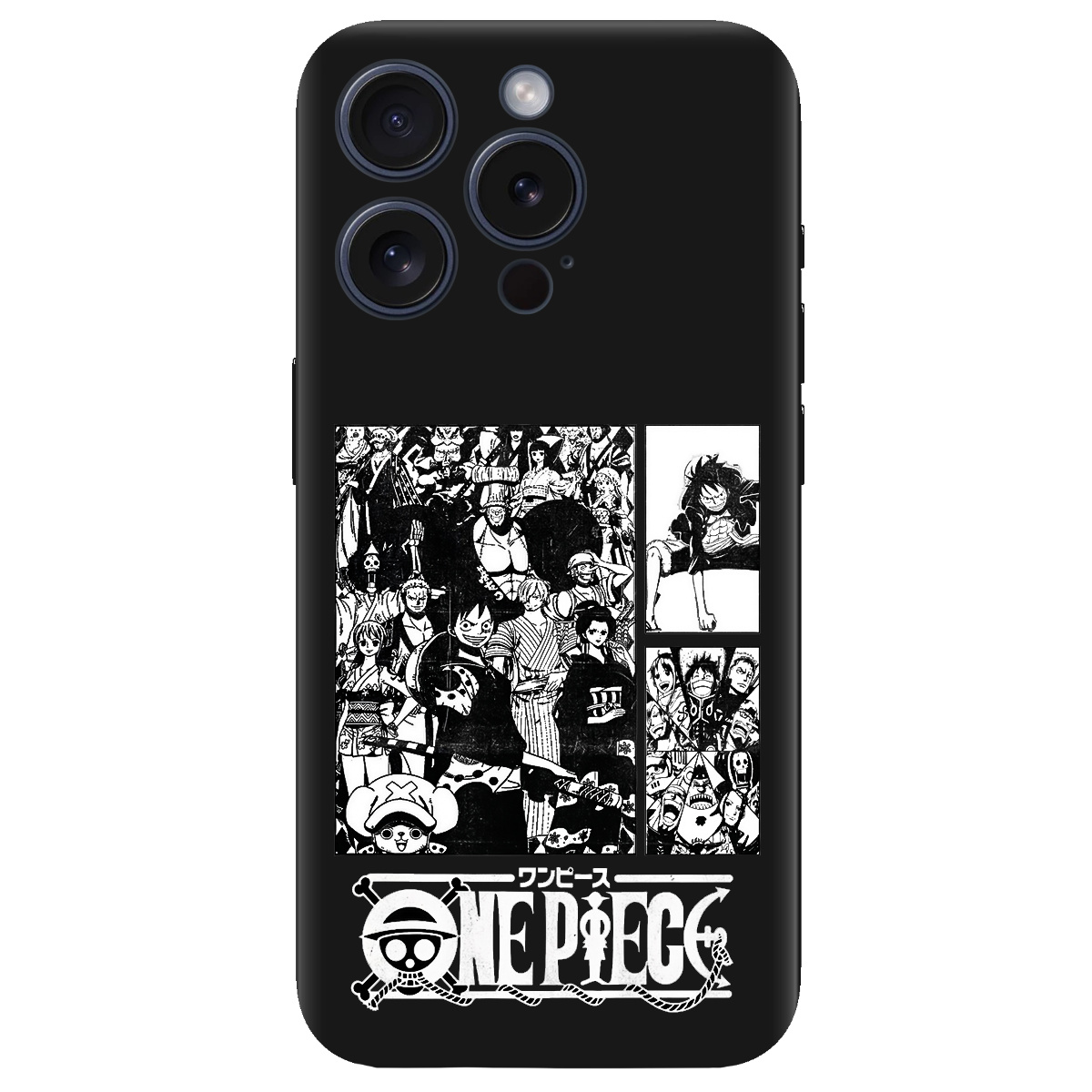 Чохол для Apple iPhone 15 Pro Max чорний матовий soft touch Panels - фото 1 - Чохли для телефонів