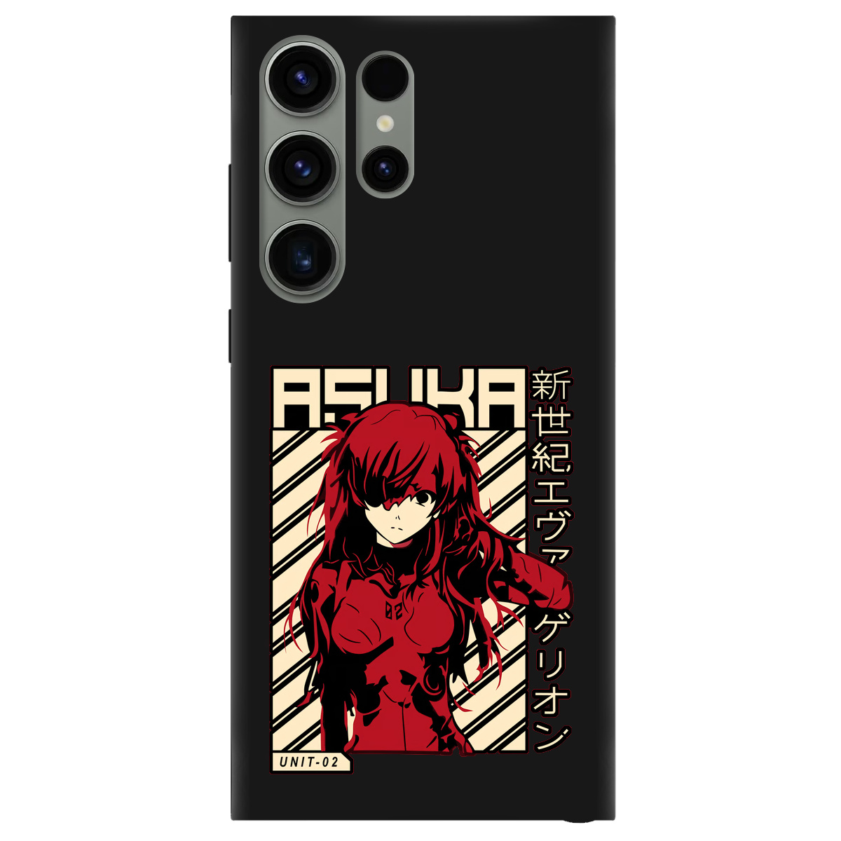 Чохол для Samsung Galaxy S23 Ultra чорний матовий soft touch Аска Ленглі - фото 1 - Чохли для телефонів