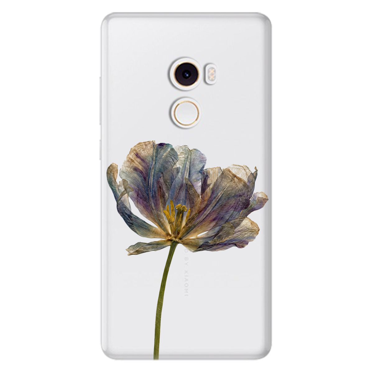 Чохол для Xiaomi Mi Mix 2 прозорий Ніжний сухоцвіт - фото 1 - Чохли для телефонів