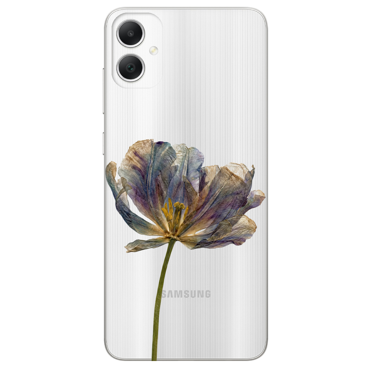 Чехол для Samsung Galaxy A05 прозрачный Нежный сухоцвет - фото 1 - Чехлы для телефонов