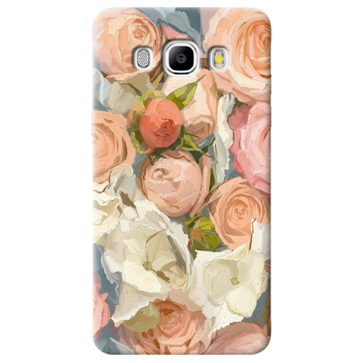 Чехол для Samsung Galaxy J5 2016 прозрачный Пастель в цветах - фото 1 - Чехлы для телефонов