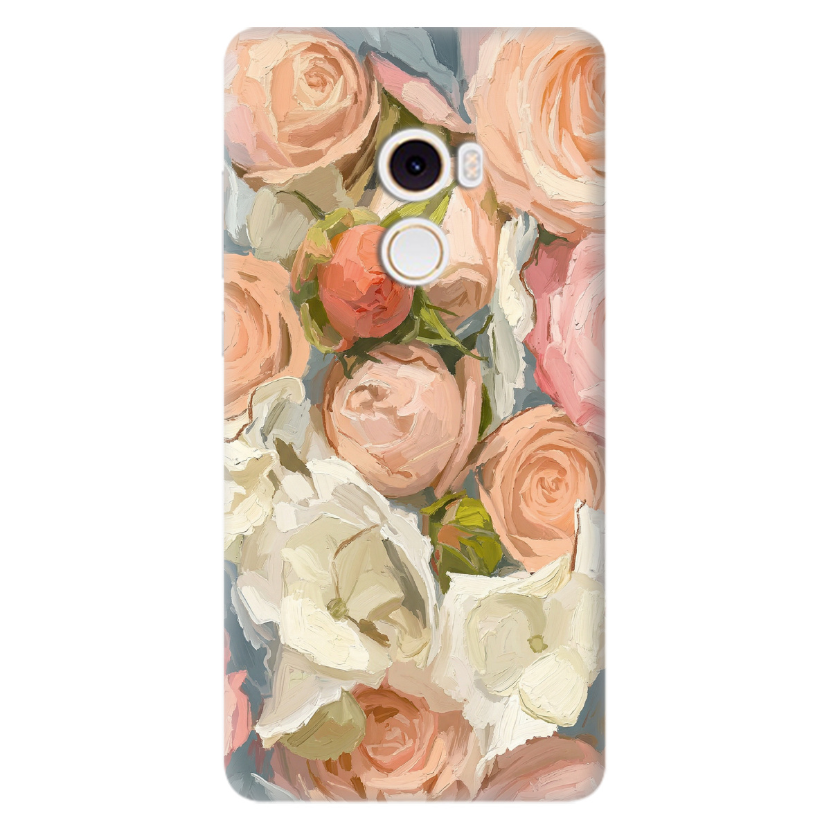 Чохол для Xiaomi Mi Mix 2 прозорий Пастель у квітах - фото 1 - Чохли для телефонів