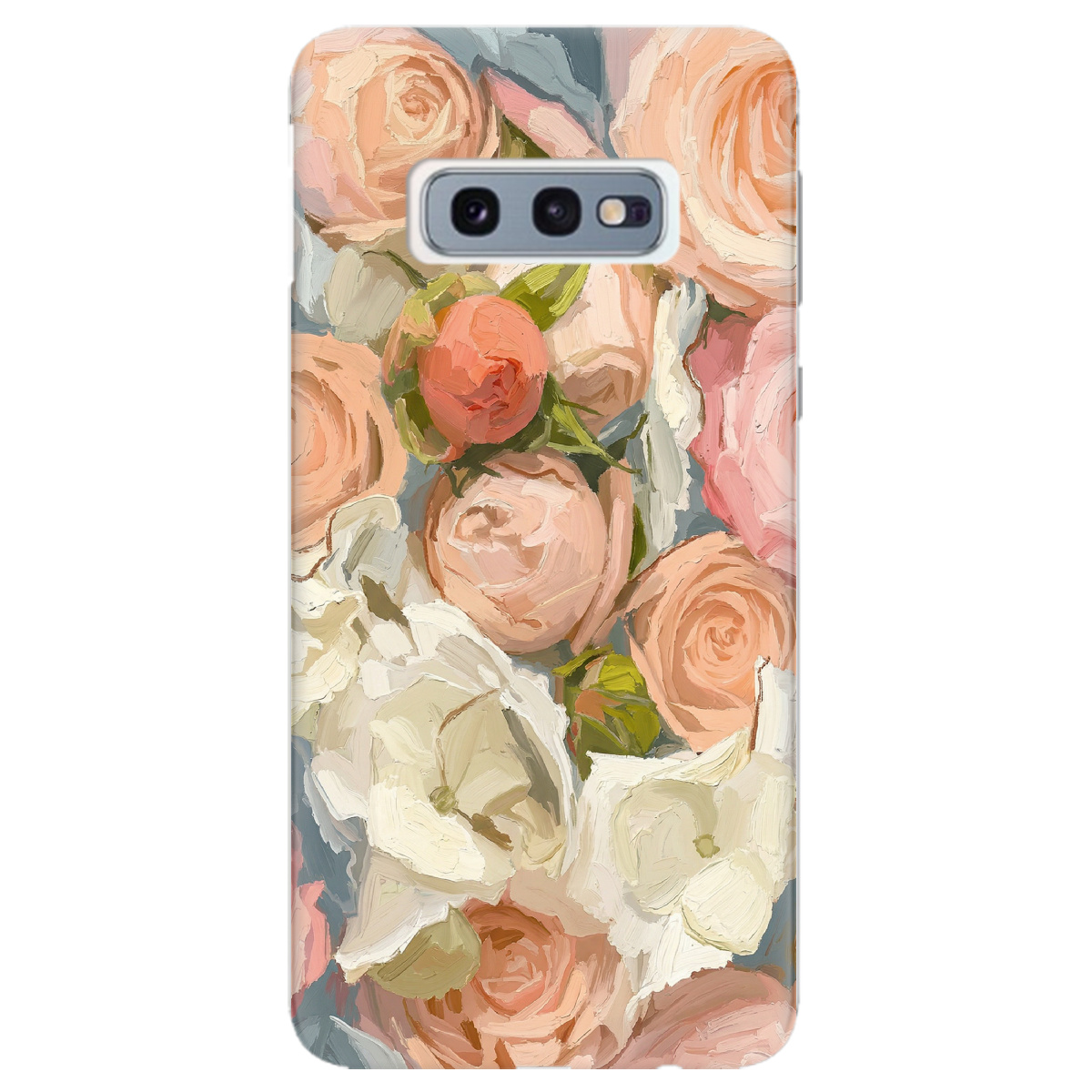 Чохол для Samsung Galaxy S10e прозорий Пастель у квітах - фото 1 - Чохли для телефонів