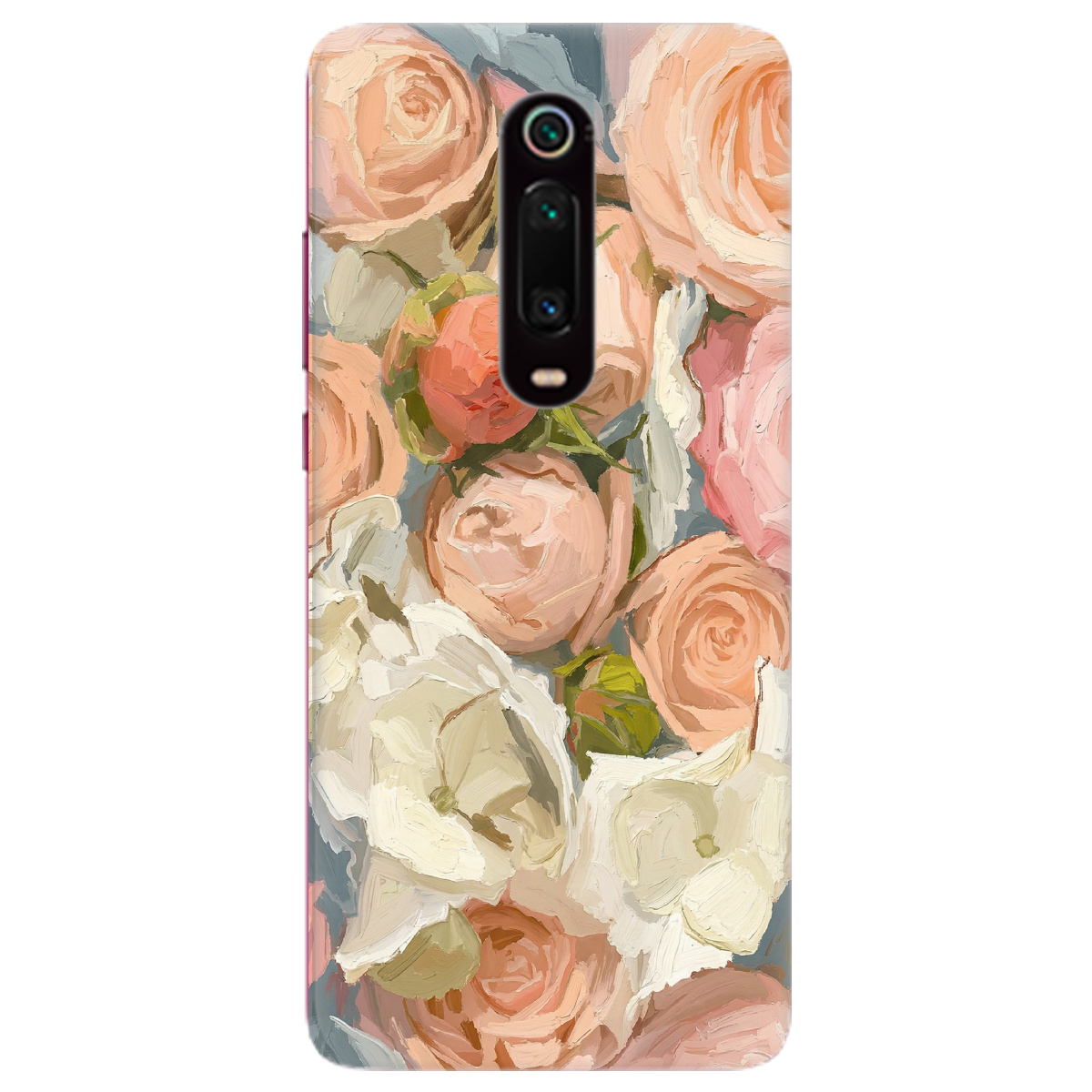 Чехол для Xiaomi Mi 9T Pro прозрачный Пастель в цветах - фото 1 - Чехлы для телефонов
