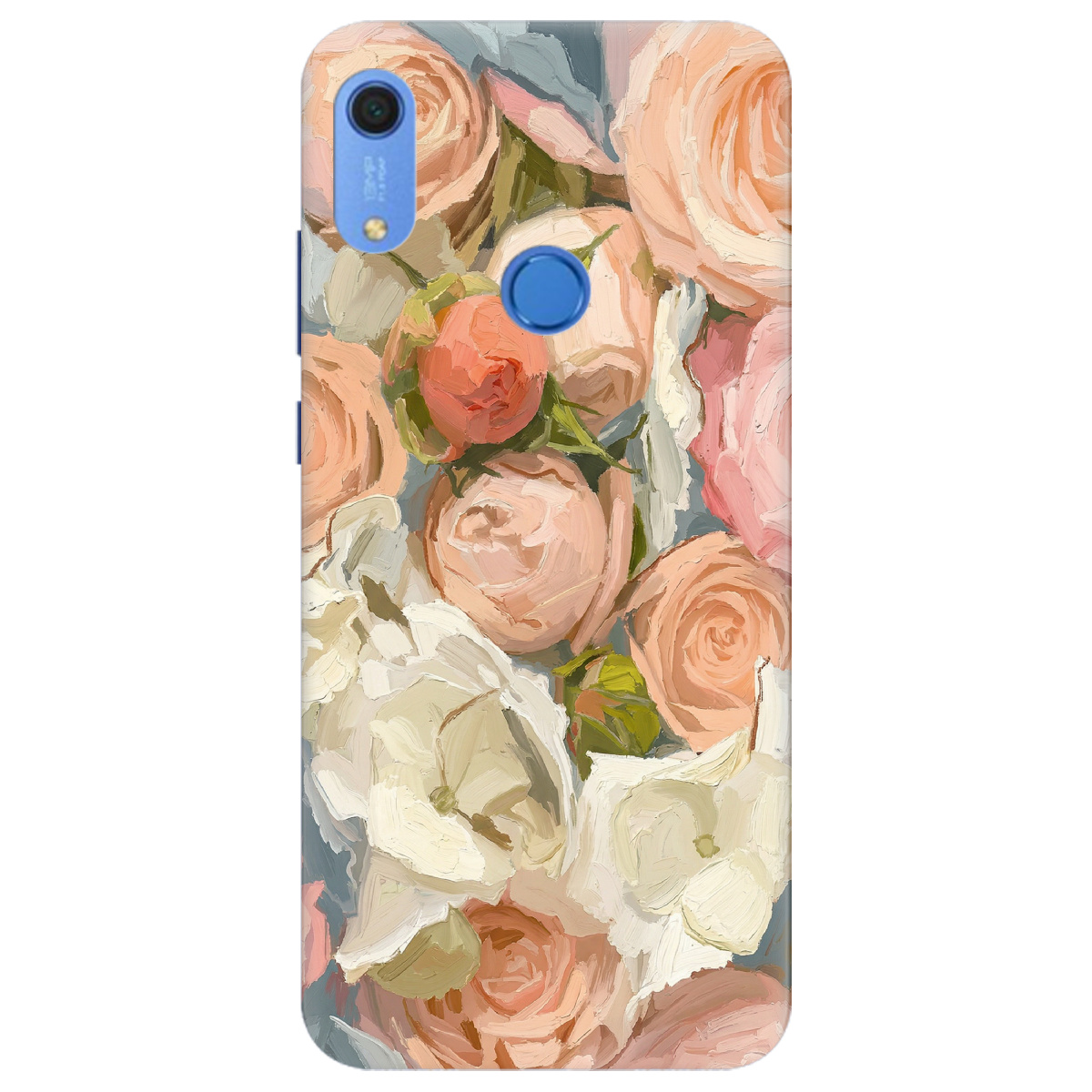 Чехол для Huawei Y6s прозрачный Пастель в цветах - фото 1 - Чехлы для телефонов