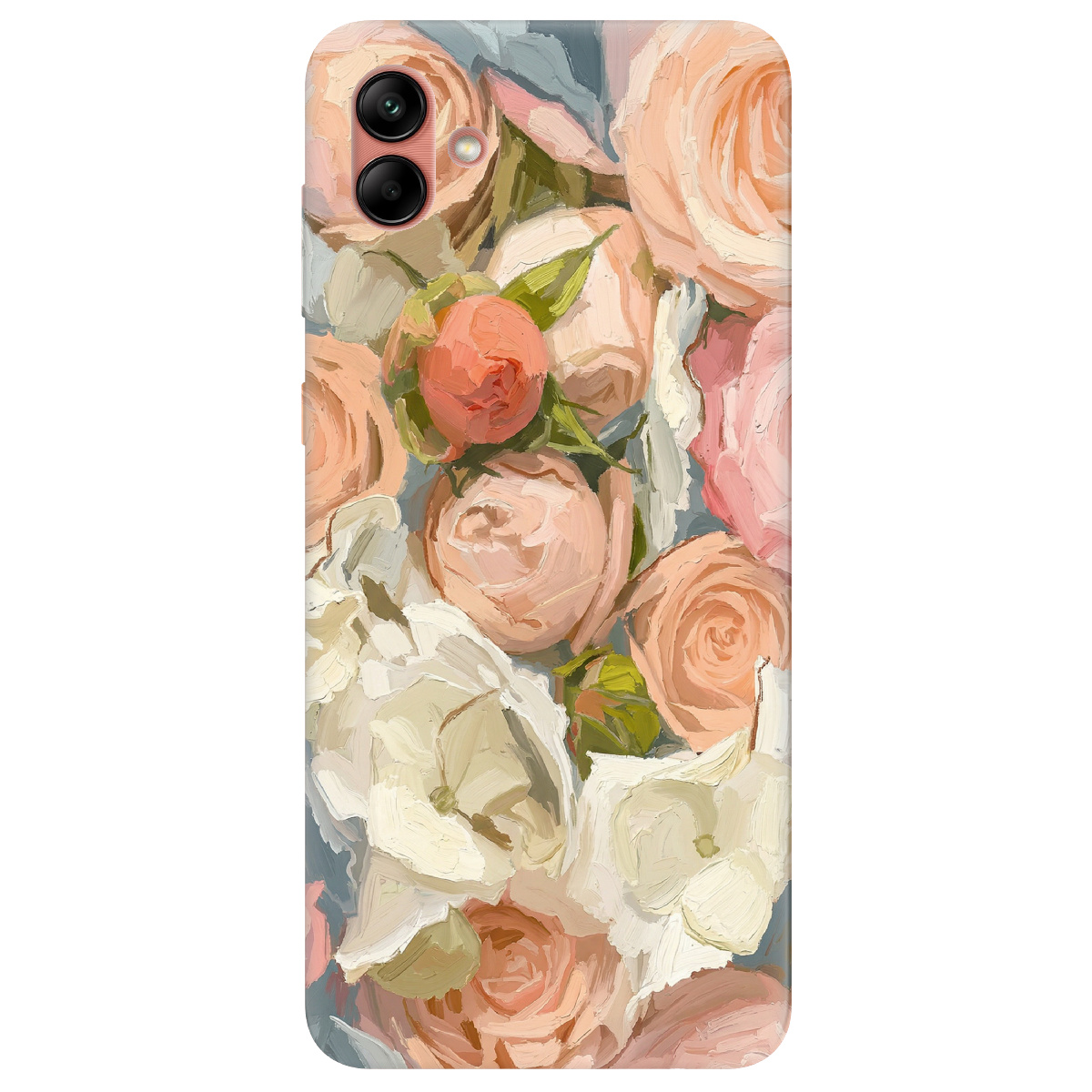 Чехол для Samsung Galaxy A04 прозрачный Пастель в цветах - фото 1 - Чехлы для телефонов