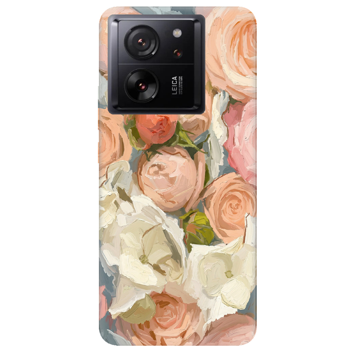 Чехол для Xiaomi 13T прозрачный Пастель в цветах - фото 1 - Чехлы для телефонов