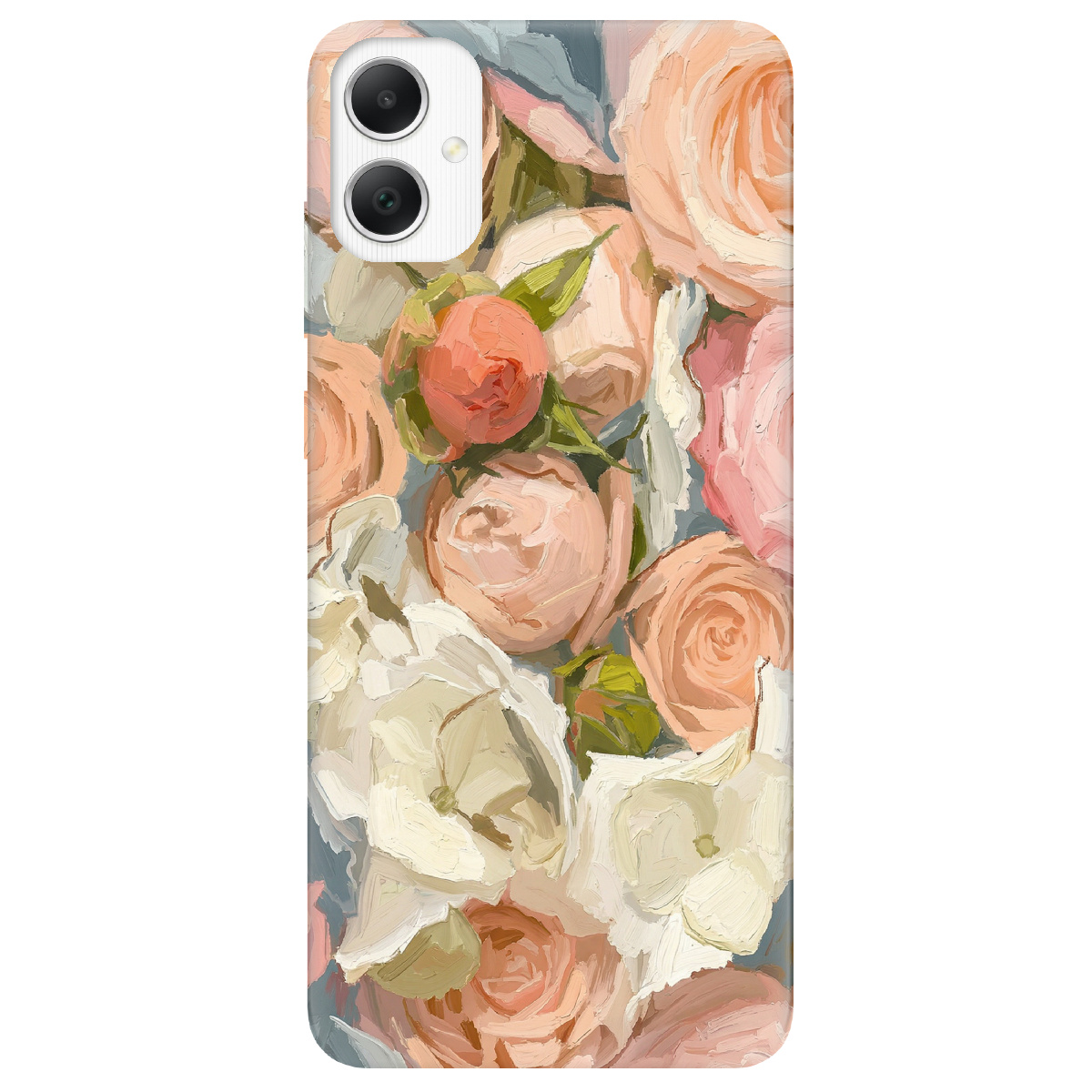 Чехол для Samsung Galaxy A05 прозрачный Пастель в цветах - фото 1 - Чехлы для телефонов