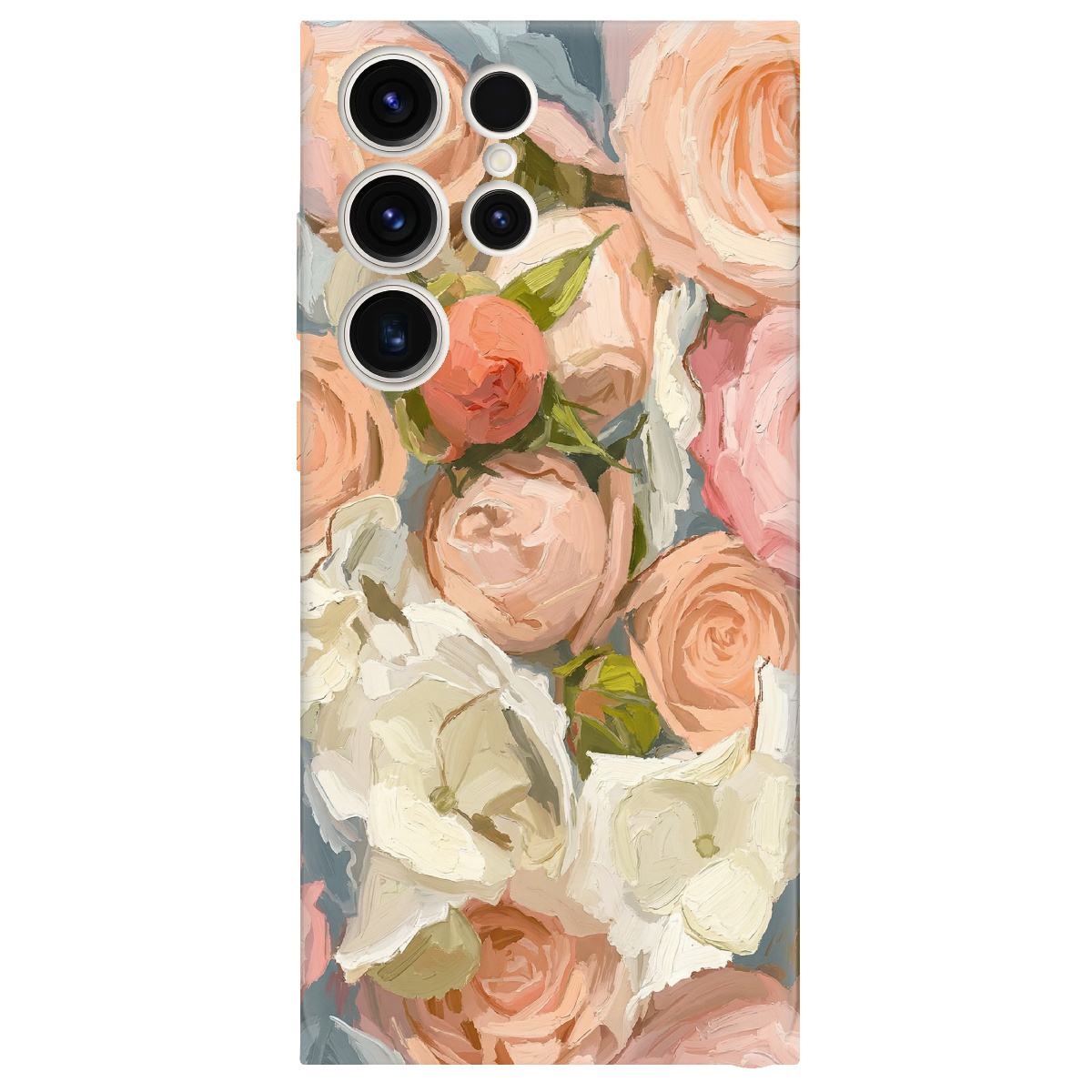 Чохол для Samsung Galaxy S25 Ultra прозорий Пастель у квітах - фото 1 - Чохли для телефонів