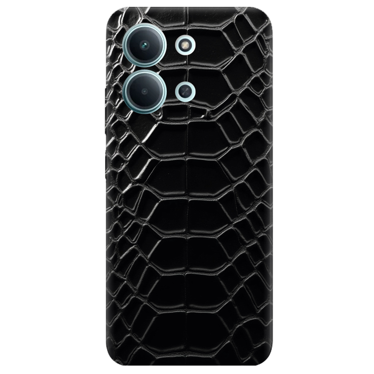 Чехол для Xiaomi Redmi 15C черный матовый soft touch Хижий інстинкт - фото 1 - Чехлы для телефонов