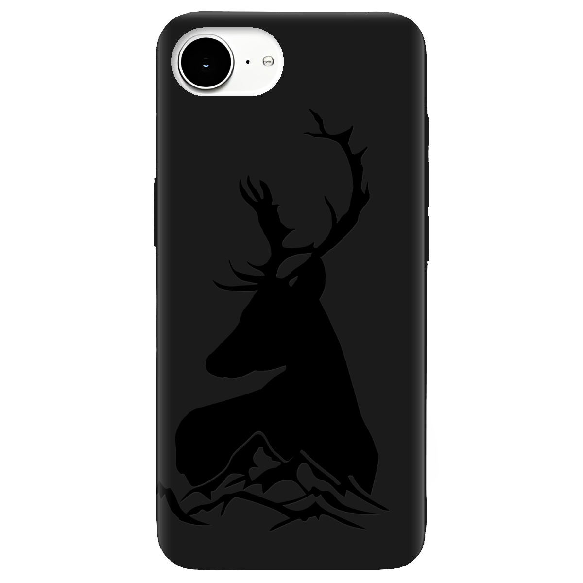 Чехол для Apple iPhone 17e черный матовый soft touch Moral - фото 1 - Чехлы для телефонов