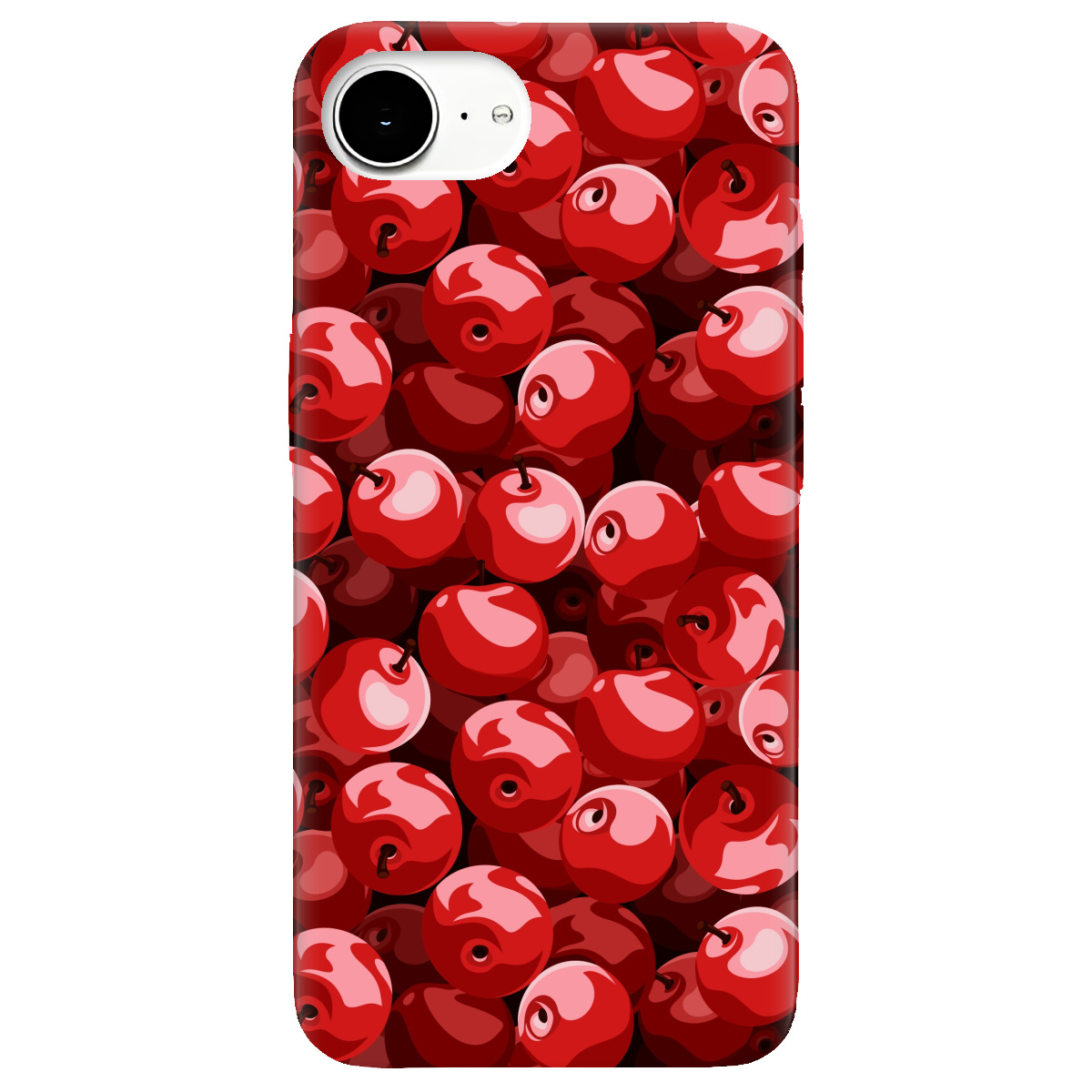 Чехол для Apple iPhone 17e прозрачный Cherry - фото 1 - Чехлы для телефонов