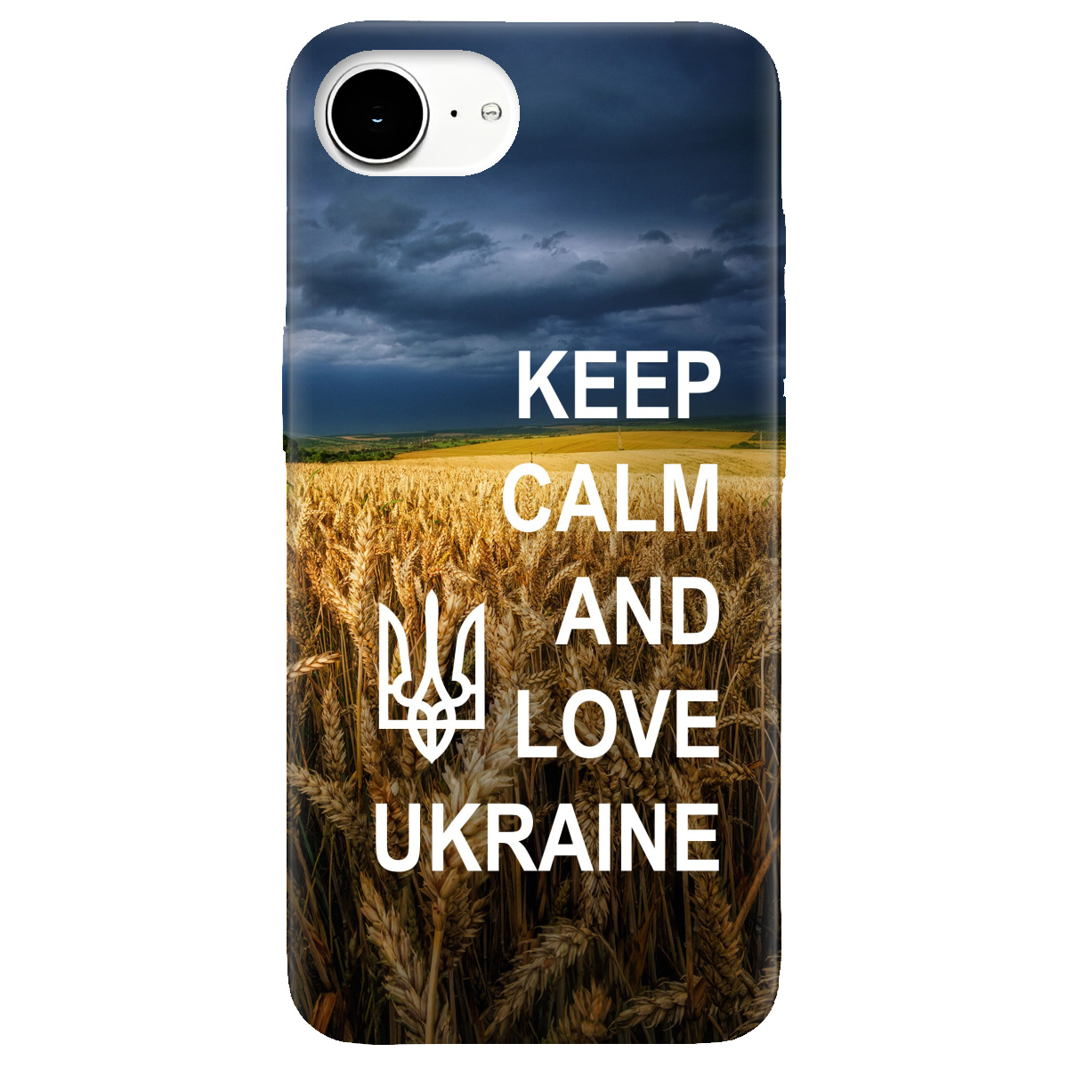 Чехол для Apple iPhone 17e прозрачный Keep calm - фото 1 - Чехлы для телефонов