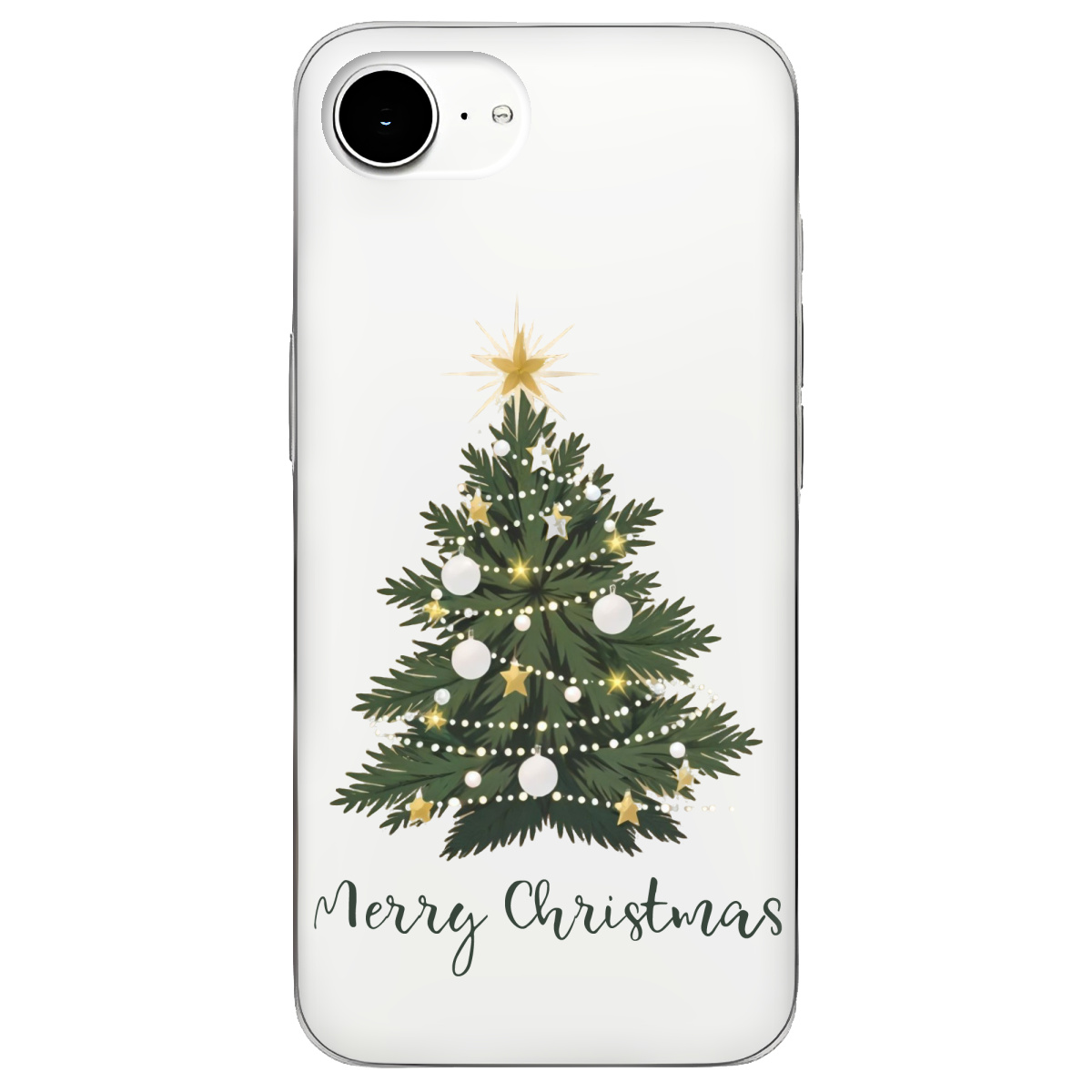 Чохол для Apple iPhone 17e прозорий Christmas Serenity - фото 1 - Чохли для телефонів