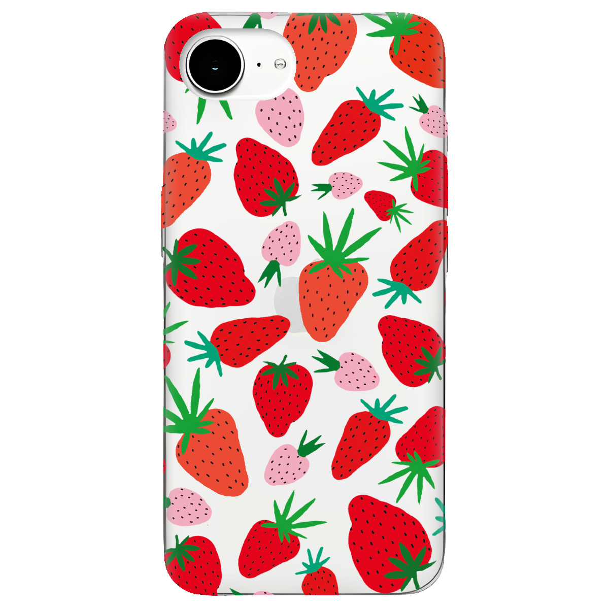 Чехол для Apple iPhone 17e прозрачный Berry Pop - фото 1 - Чехлы для телефонов