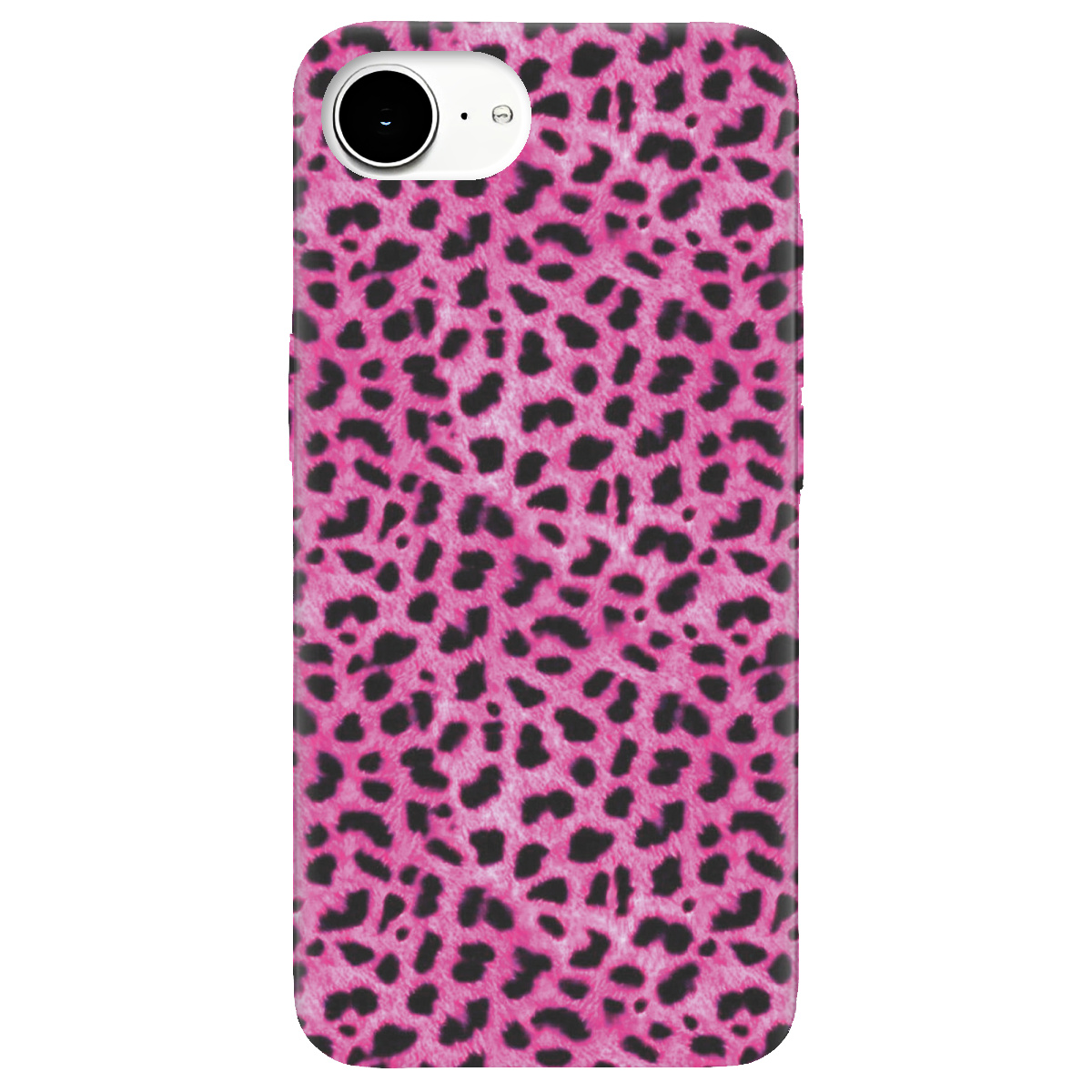 Чохол для Apple iPhone 17e прозорий Pink Leopard - фото 1 - Чохли для телефонів