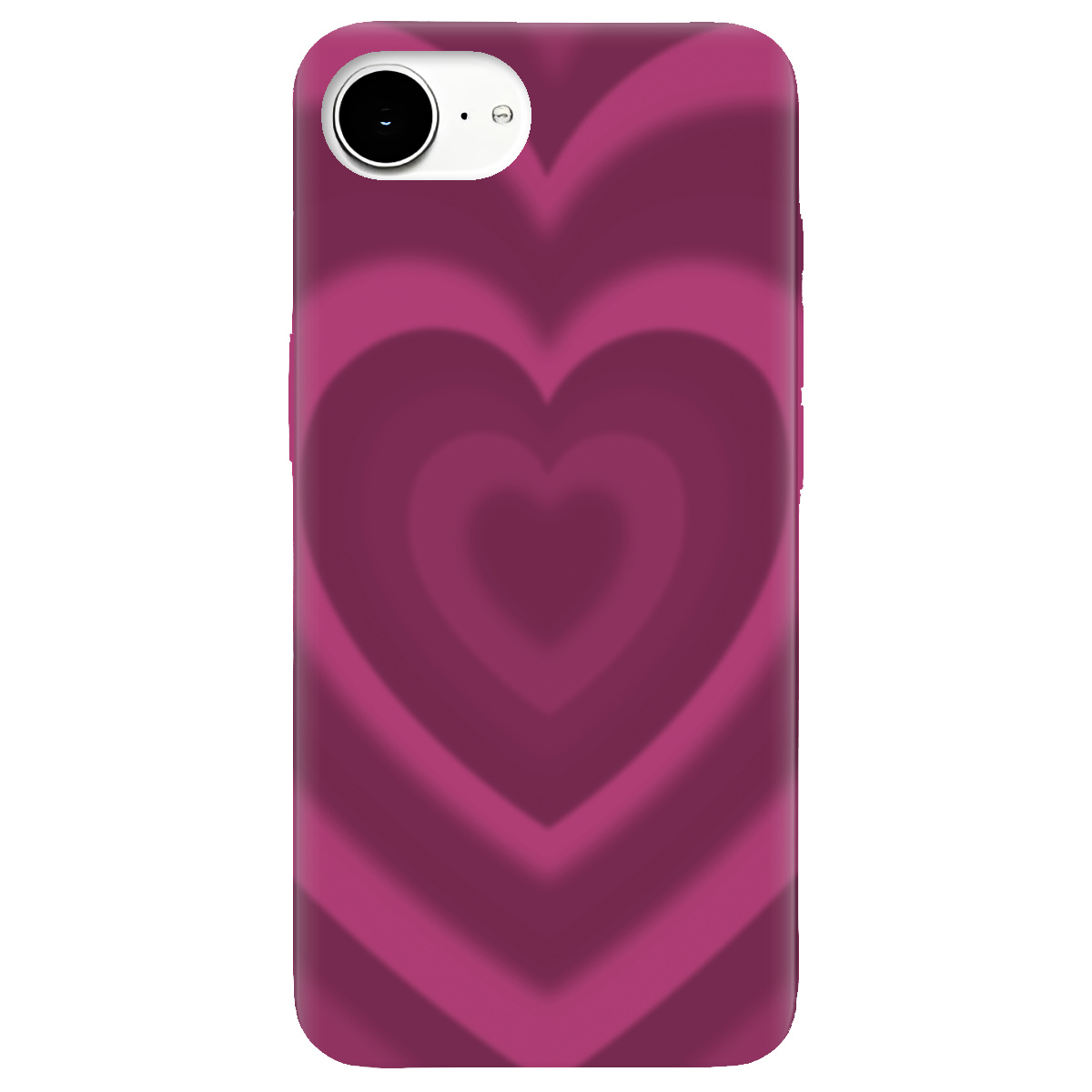 Чехол для Apple iPhone 17e прозрачный Pink Heart - фото 1 - Чехлы для телефонов