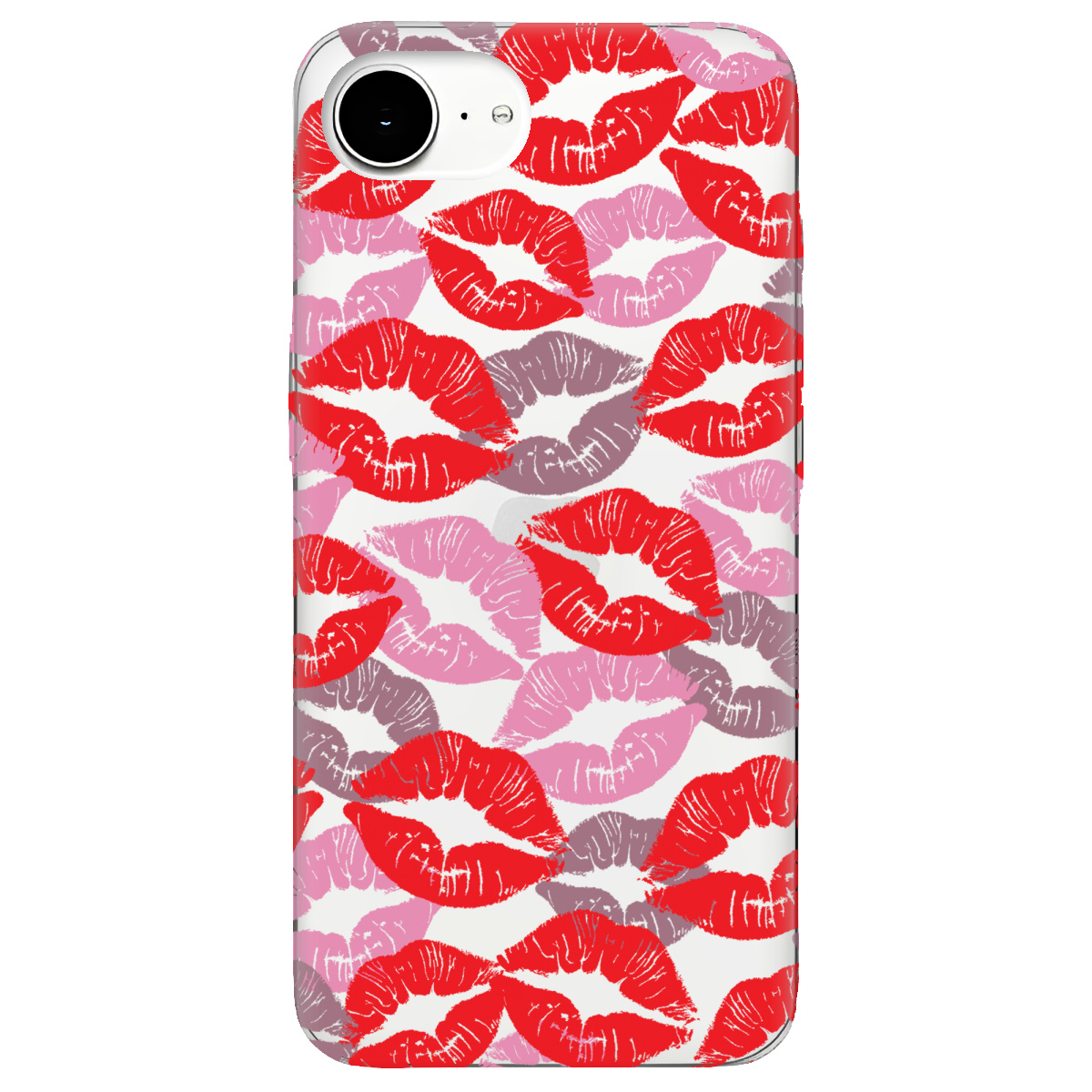 Чохол для Apple iPhone 17e прозорий Поцілунки - фото 1 - Чохли для телефонів