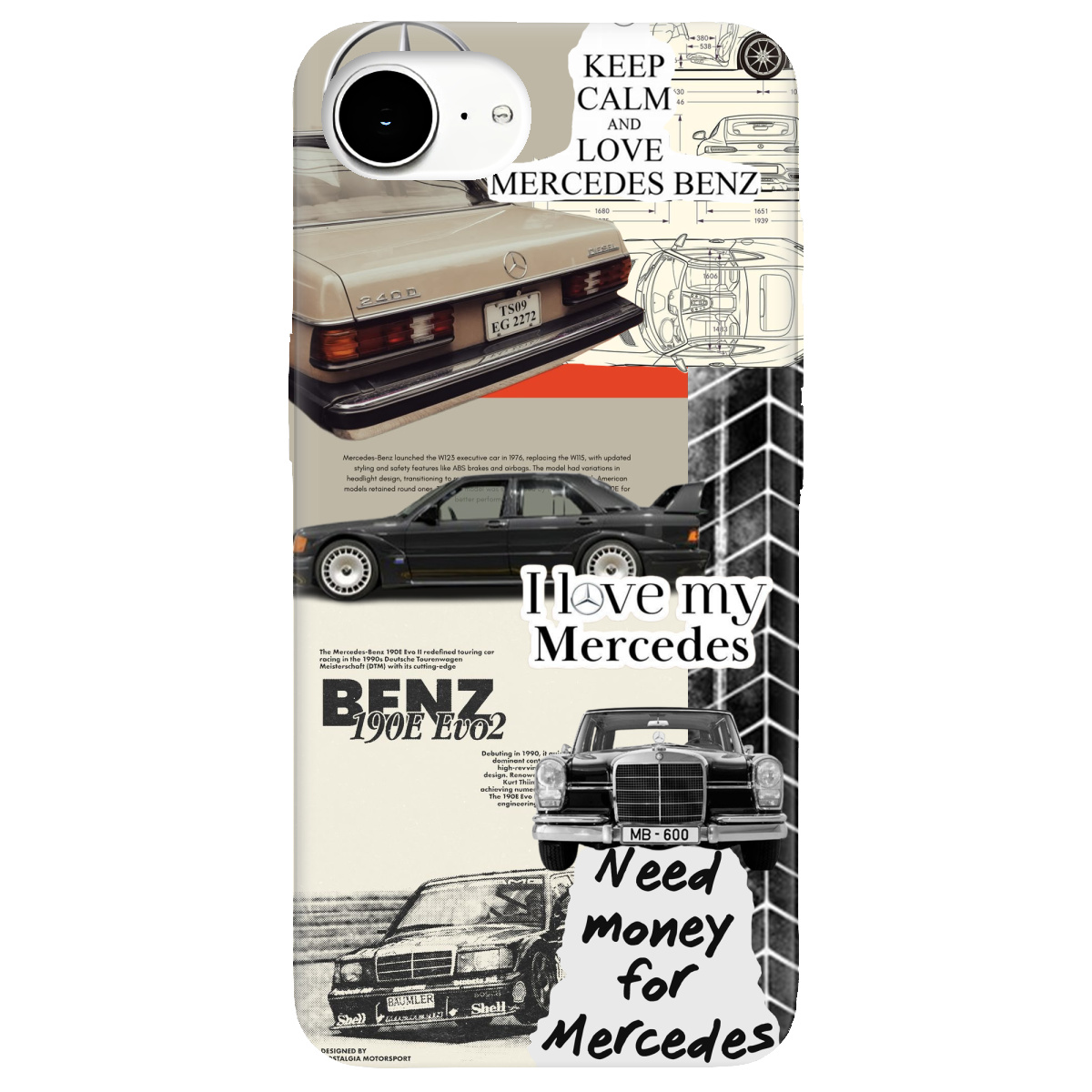 Чохол для Apple iPhone 17e прозорий Mercedes - фото 1 - Чохли для телефонів