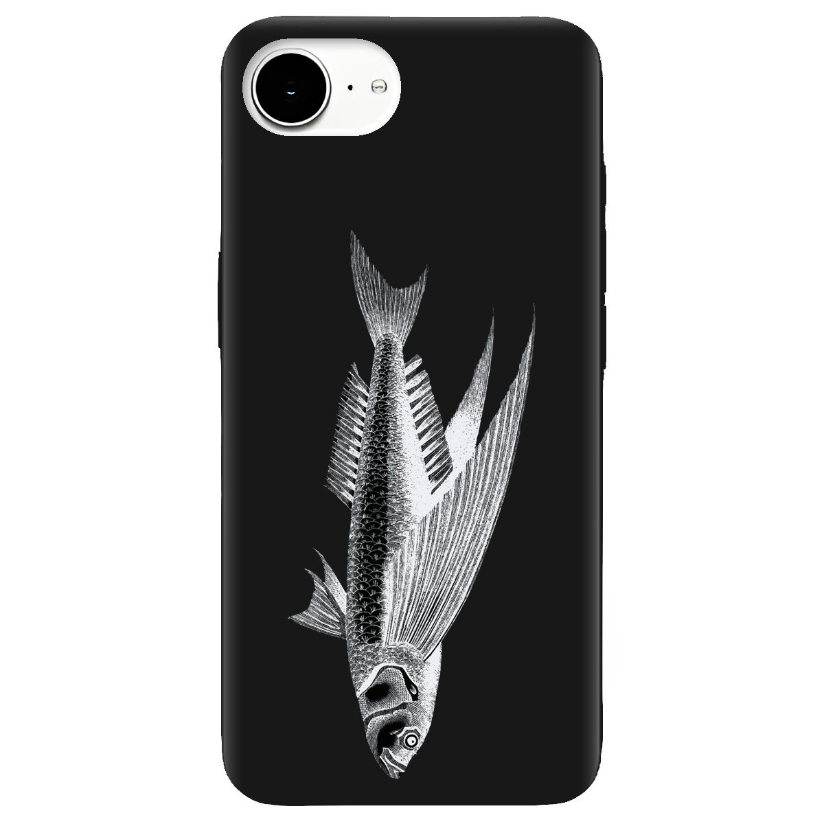 Чехол для Apple iPhone 17e черный матовый soft touch Срібний трофей - фото 1 - Чехлы для телефонов