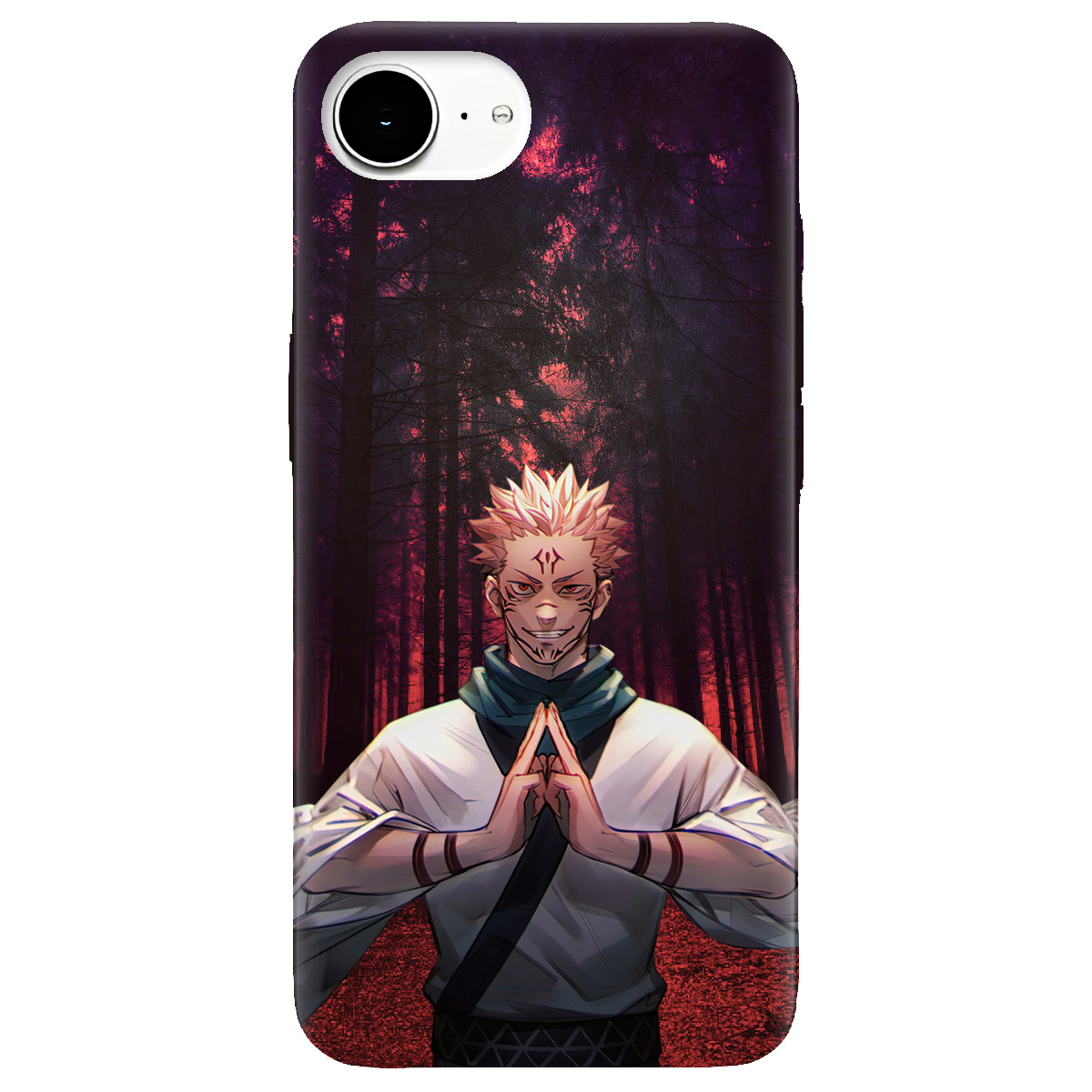 Чехол для Apple iPhone 17e прозрачный Сукуна - фото 1 - Чехлы для телефонов