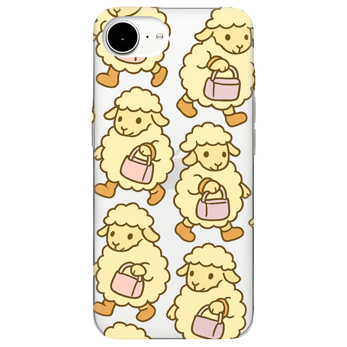 Чохол для Apple iPhone 17e прозорий Барашки - фото 1 - Чохли для телефонів