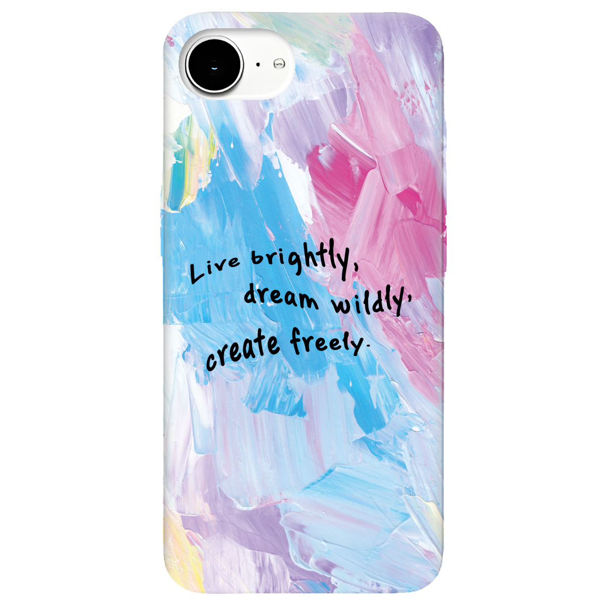 Чохол для Apple iPhone 17e прозорий Живи яскраво - фото 1 - Чохли для телефонів