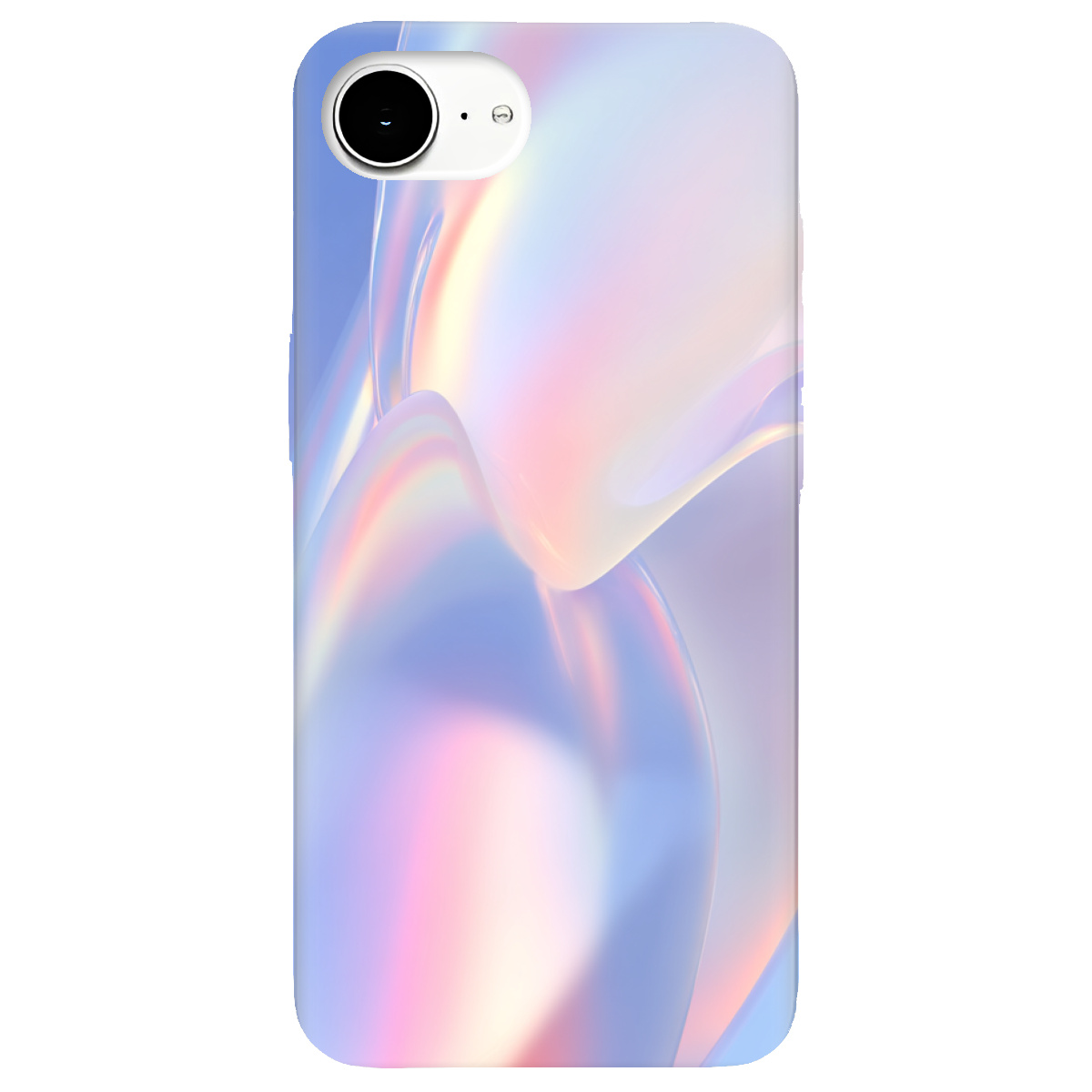 Чехол для Apple iPhone 17e прозрачный Перламутровая волна - фото 1 - Чехлы для телефонов