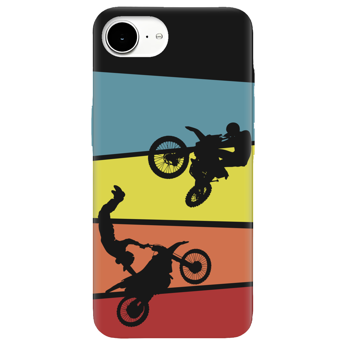 Чехол для Apple iPhone 17e черный матовый soft touch Летучий мотор - фото 1 - Чехлы для телефонов