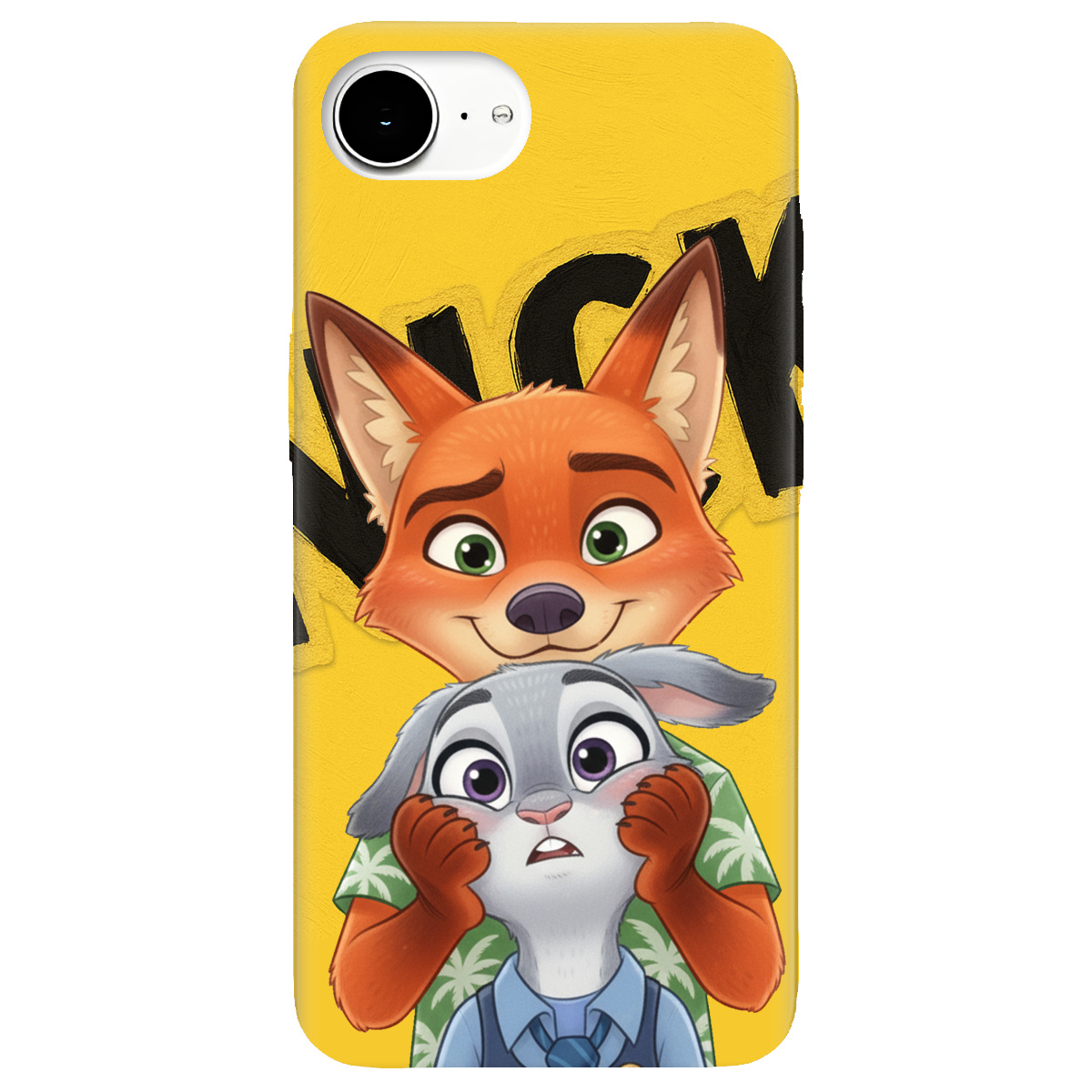 Чохол для Apple iPhone 17e прозорий Зоотрополіс Нік та Джуді - фото 1 - Чохли для телефонів