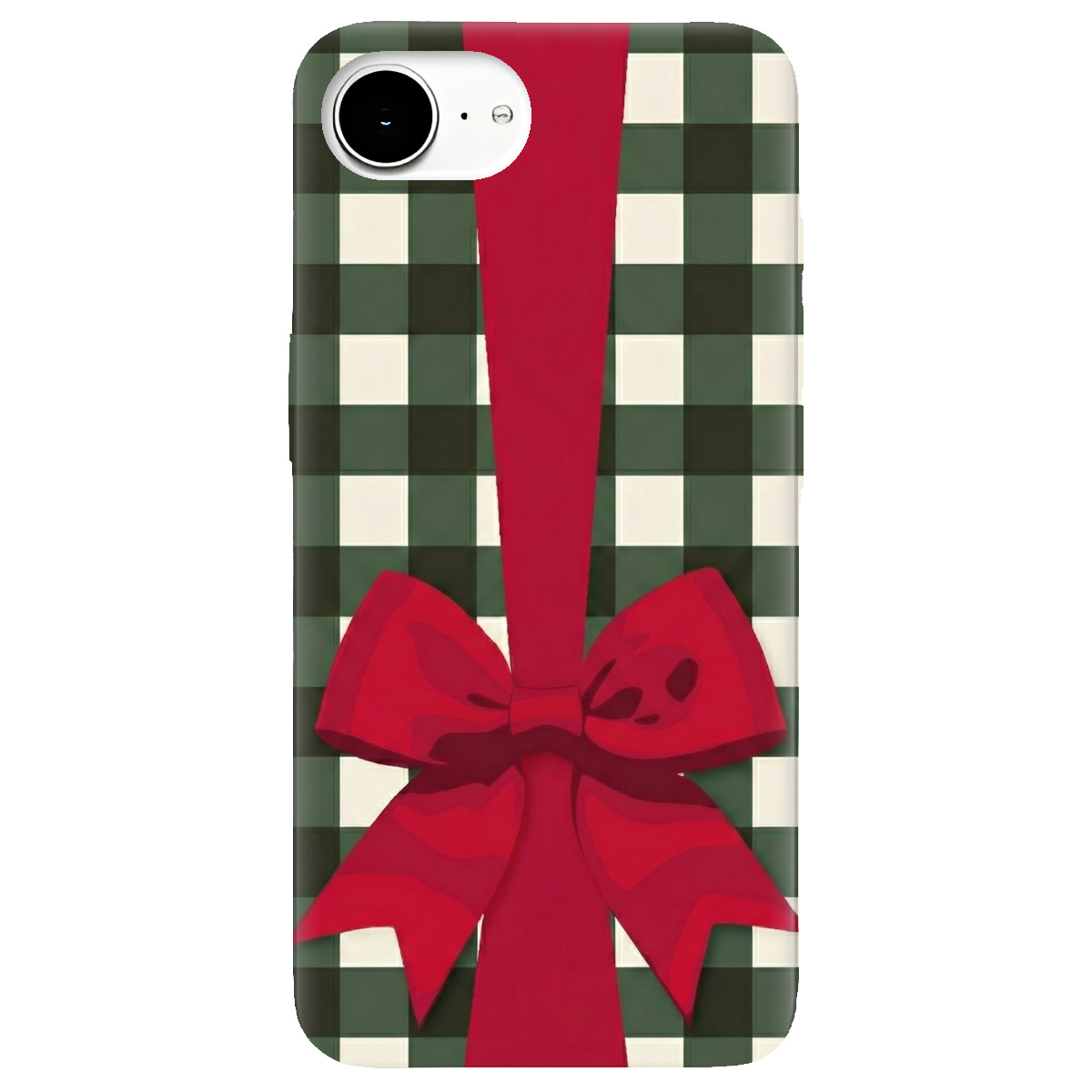 Чохол для Apple iPhone 17e прозорий Святковий бант - фото 1 - Чохли для телефонів