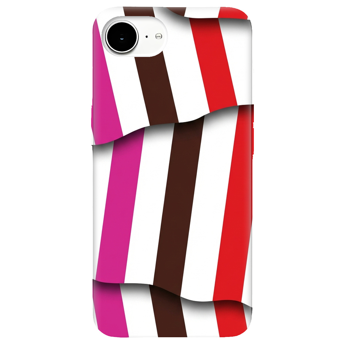 Чехол для Apple iPhone 17e прозрачный COLORFUL LINES - фото 1 - Чехлы для телефонов