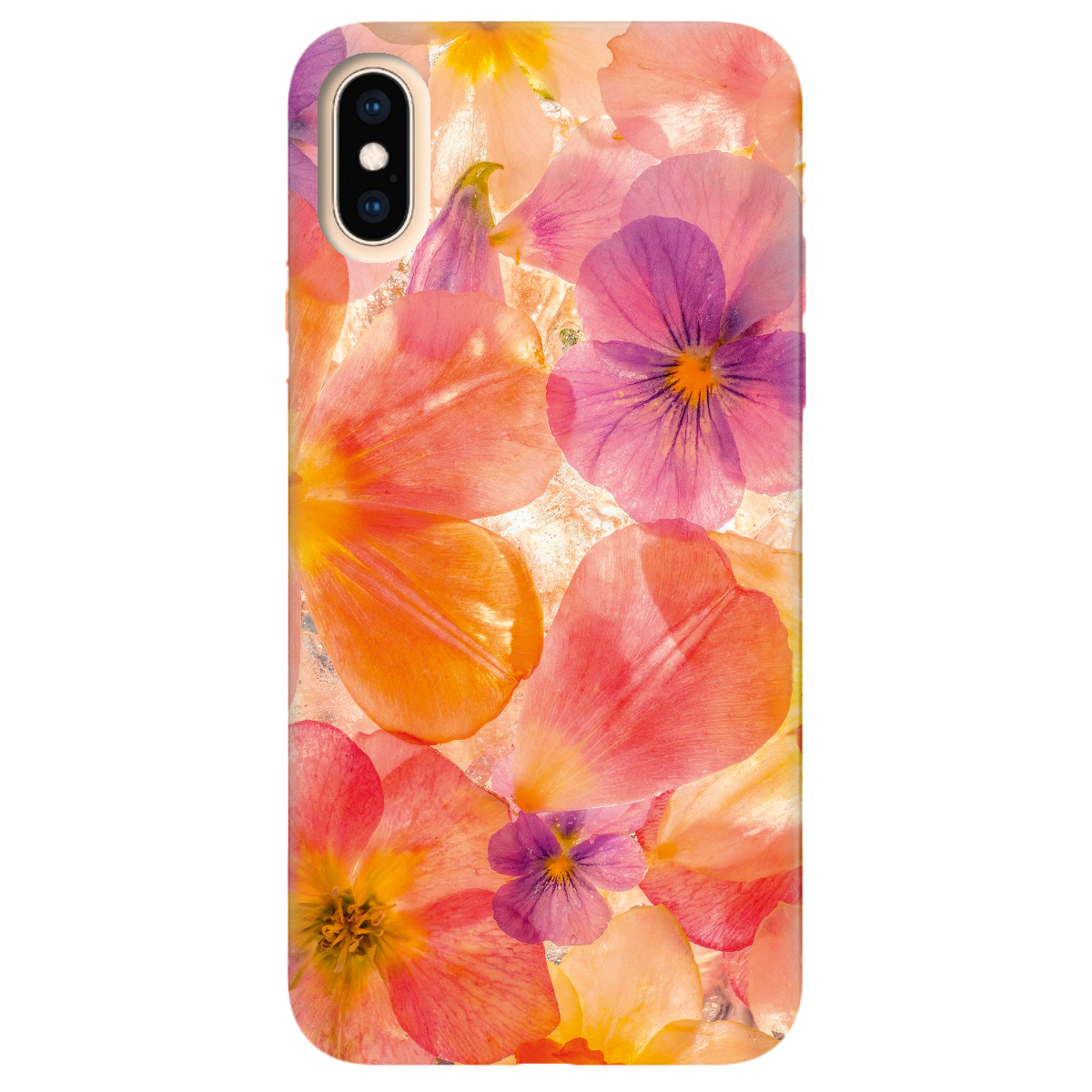 Чохол для Apple iPhone X прозорий Дофаміновий розквіт - фото 1 - Чохли для телефонів